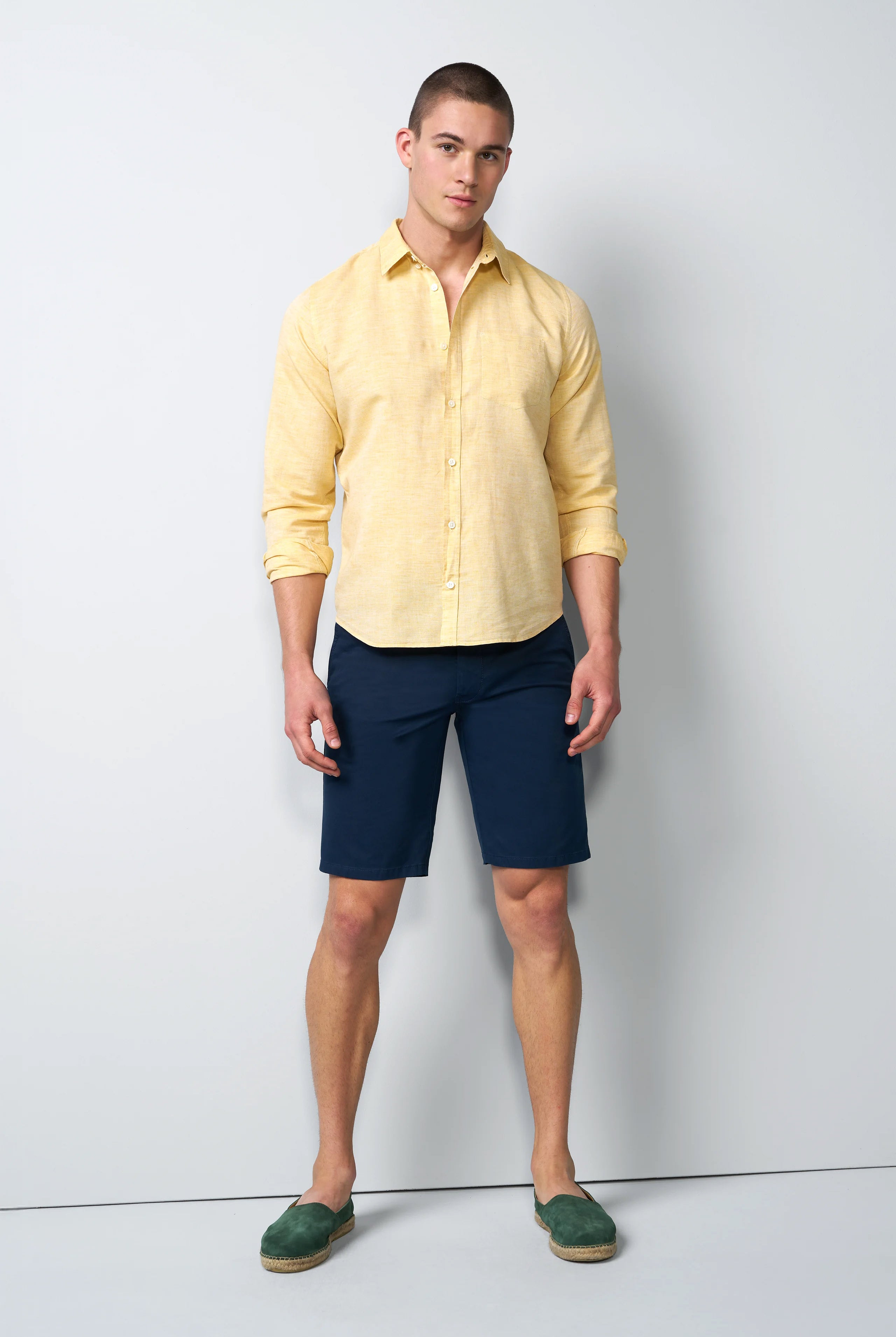 Meyer M5 Move Stretch Twill Shorts - Navy