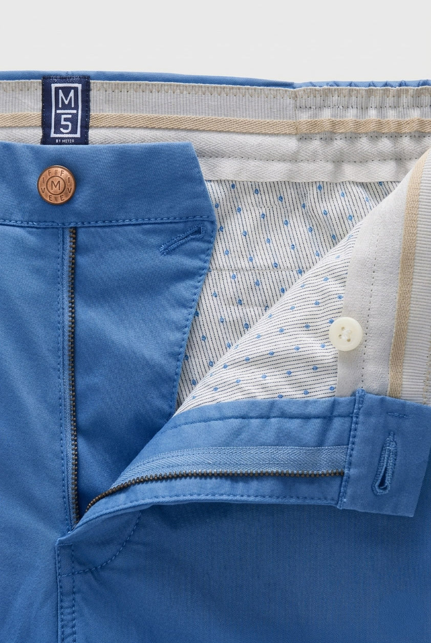 Meyer M5 Move Stretch Twill Shorts - Royal Blue