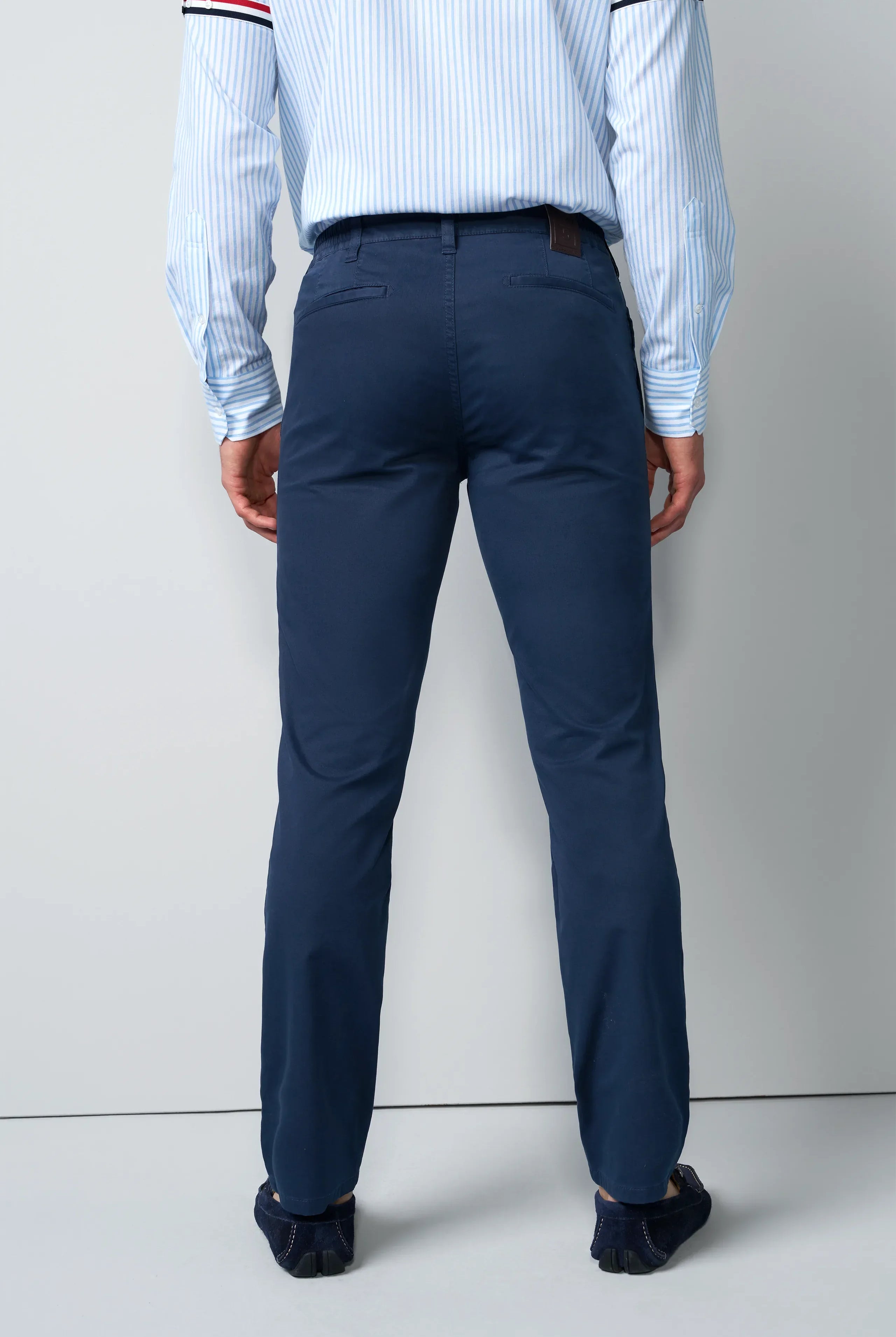 Meyer M5 Move Stretch Twill Trousers - Navy
