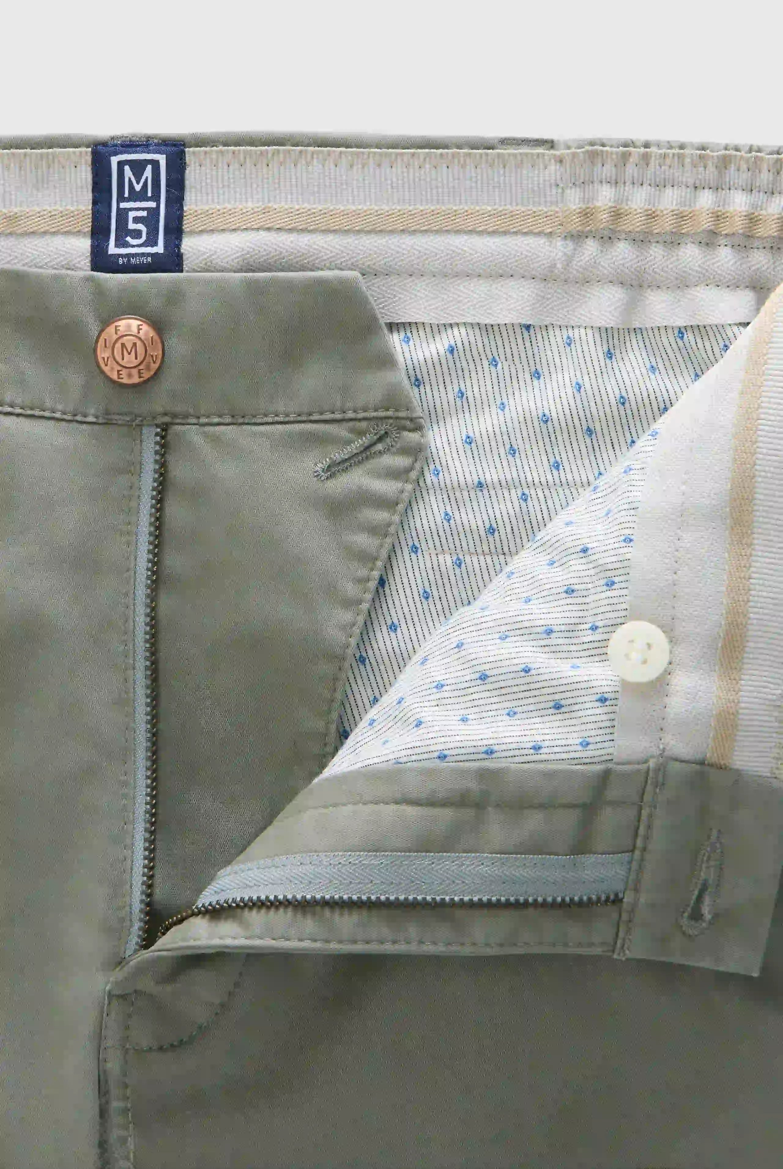 Meyer M5 Move Stretch Twill Trousers - Olive