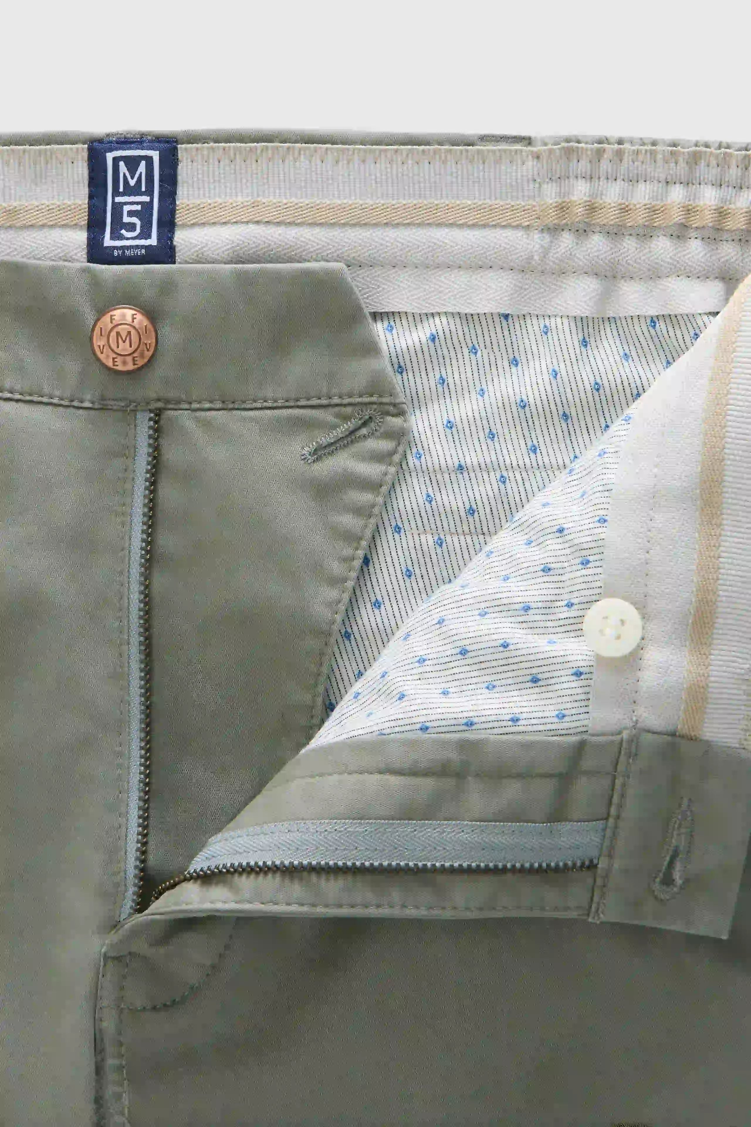 Meyer M5 Move Stretch Twill Trousers - Olive