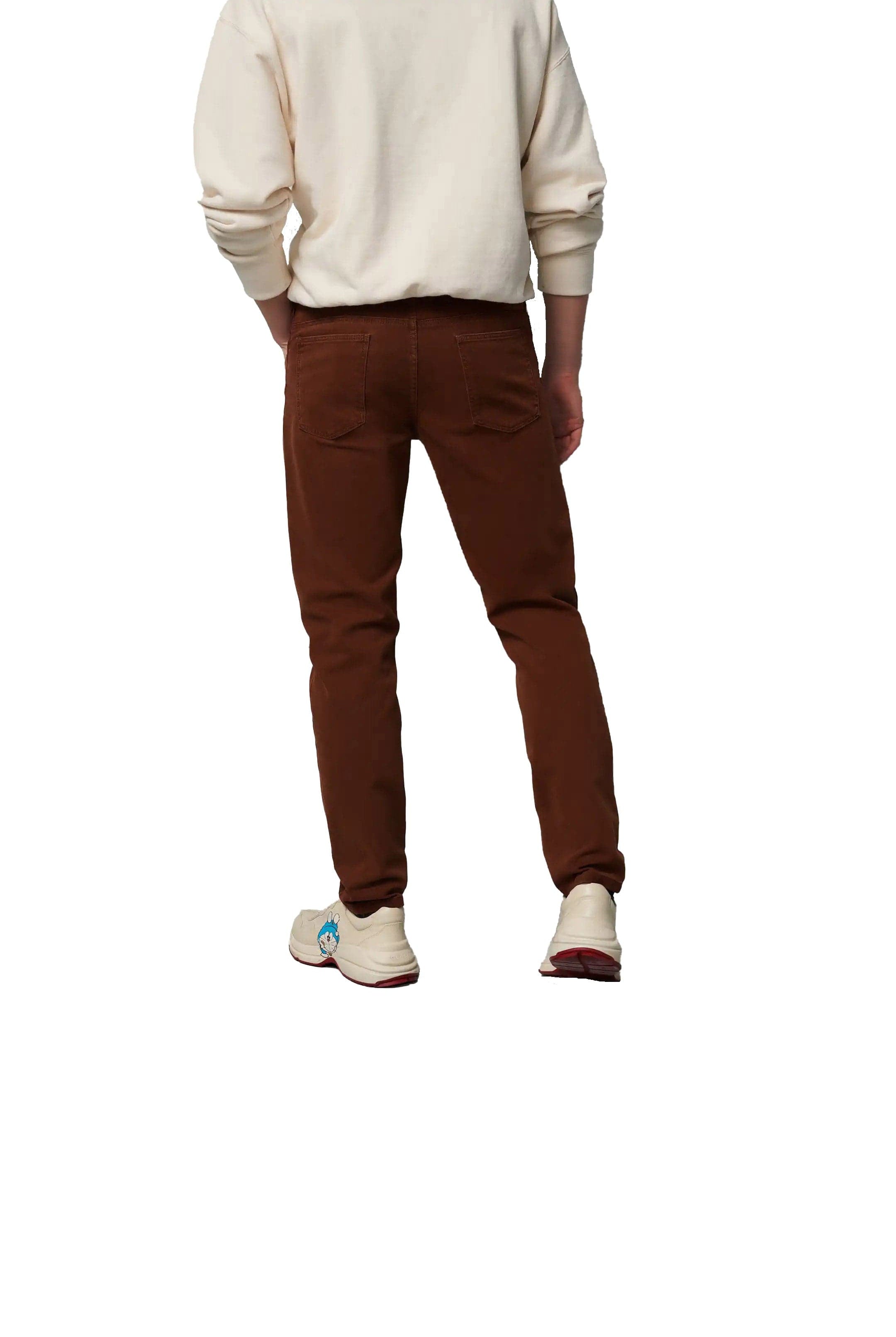 Meyer M5 Slim Micro Structure Cotton Stretch Chinos - Copper
