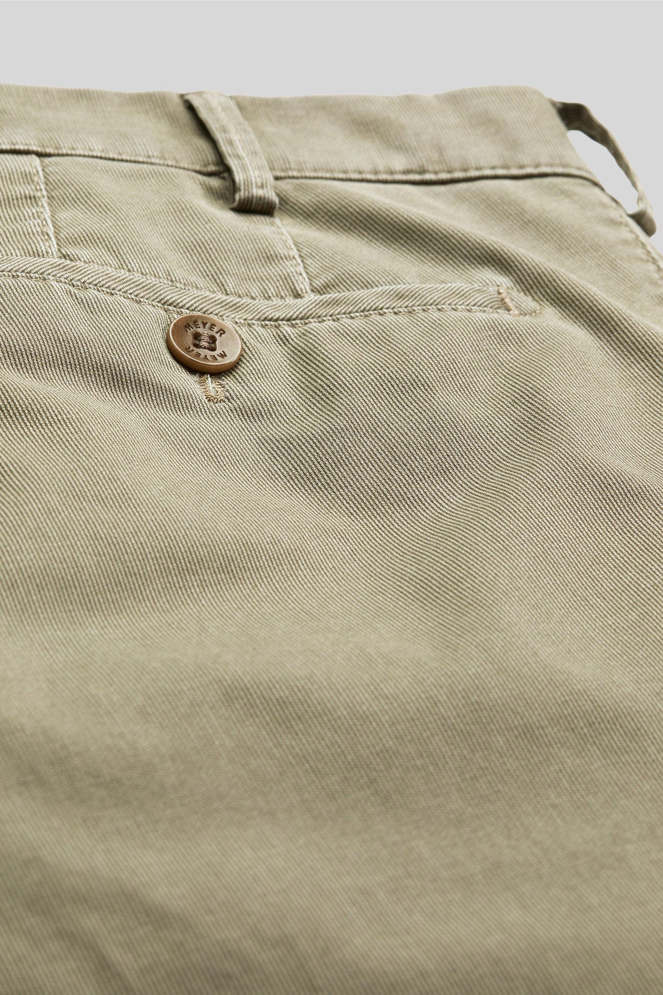 Meyer New York Cotton Twill Chino Trousers - Taupe
