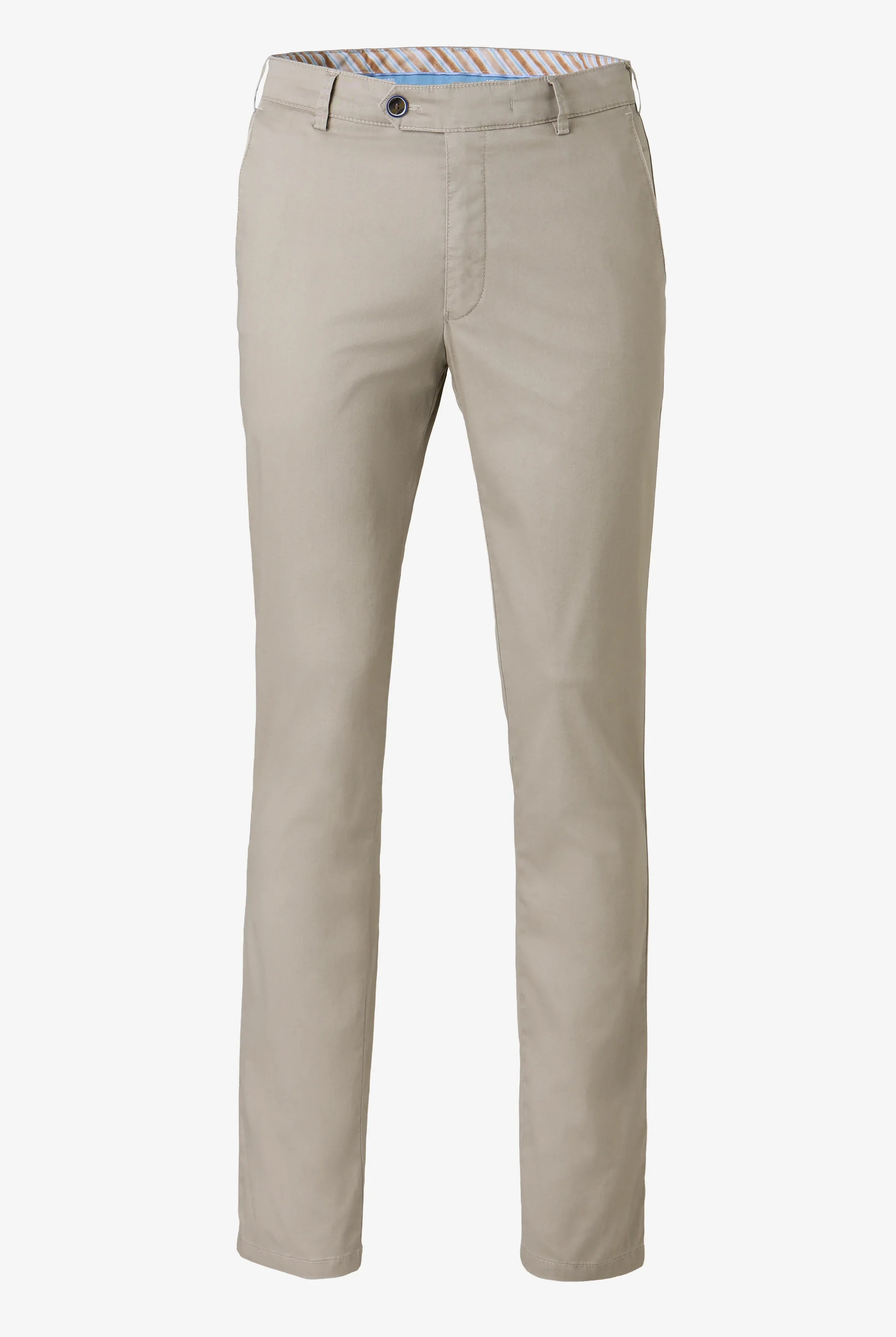 Meyer New York Stretch Light Delave Trousers - Light Taupe