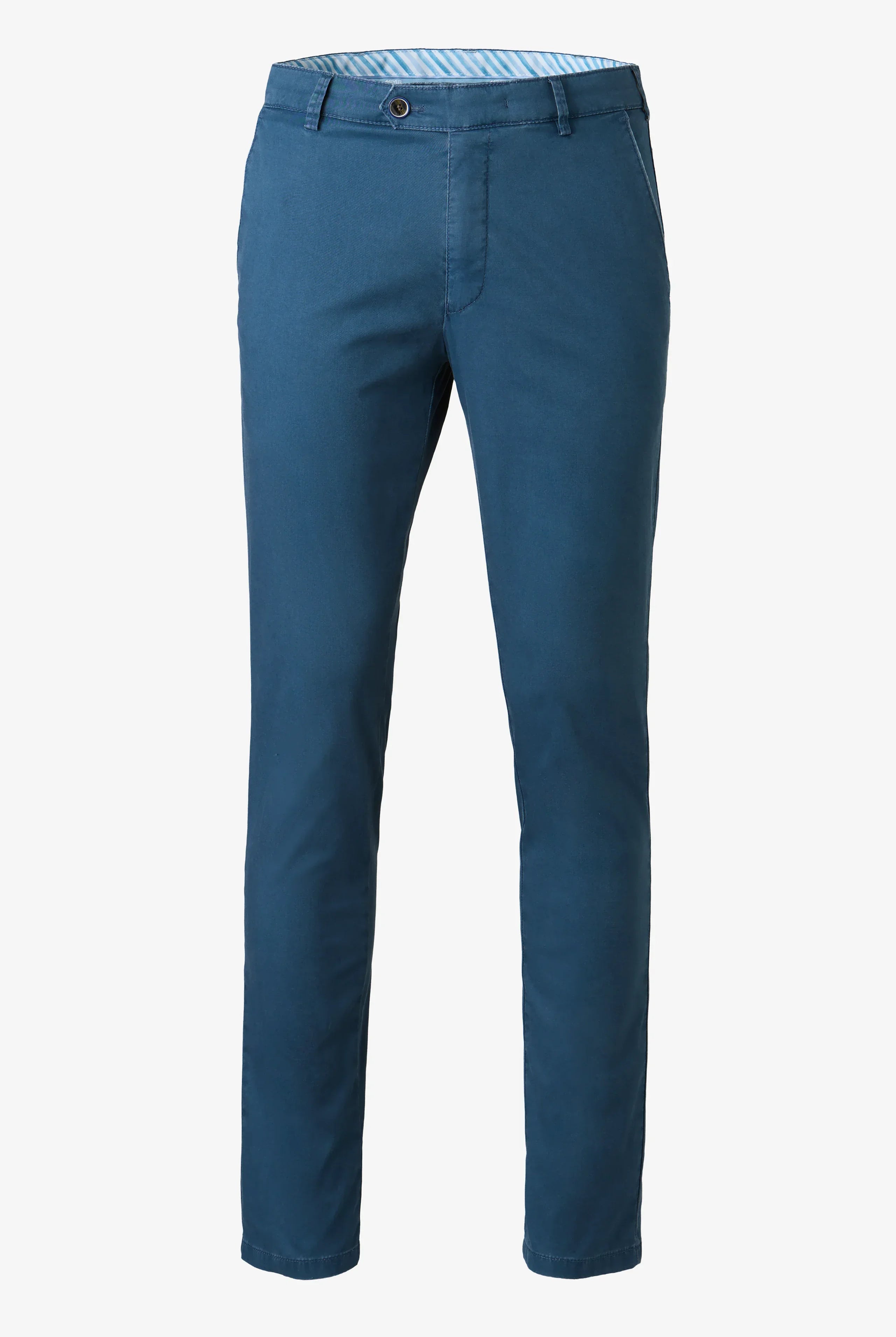 Meyer New York Stretch Light Delave Trousers - Mid Blue
