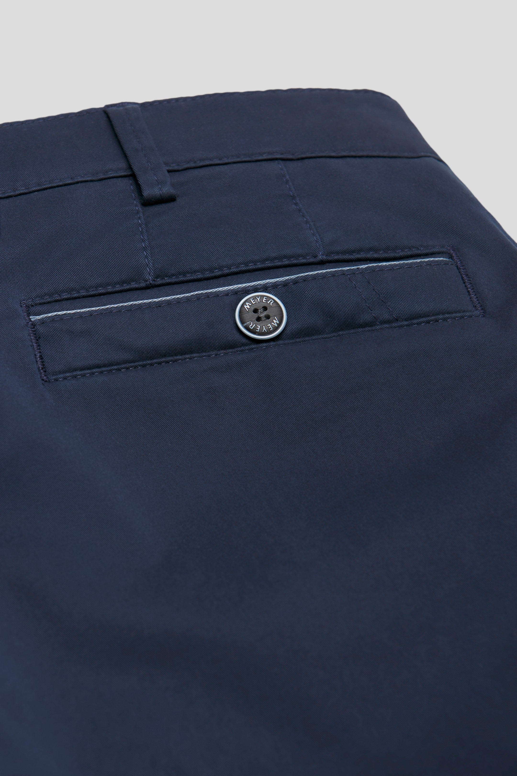 Meyer New York Stretch Summer Twill Chinos - Navy