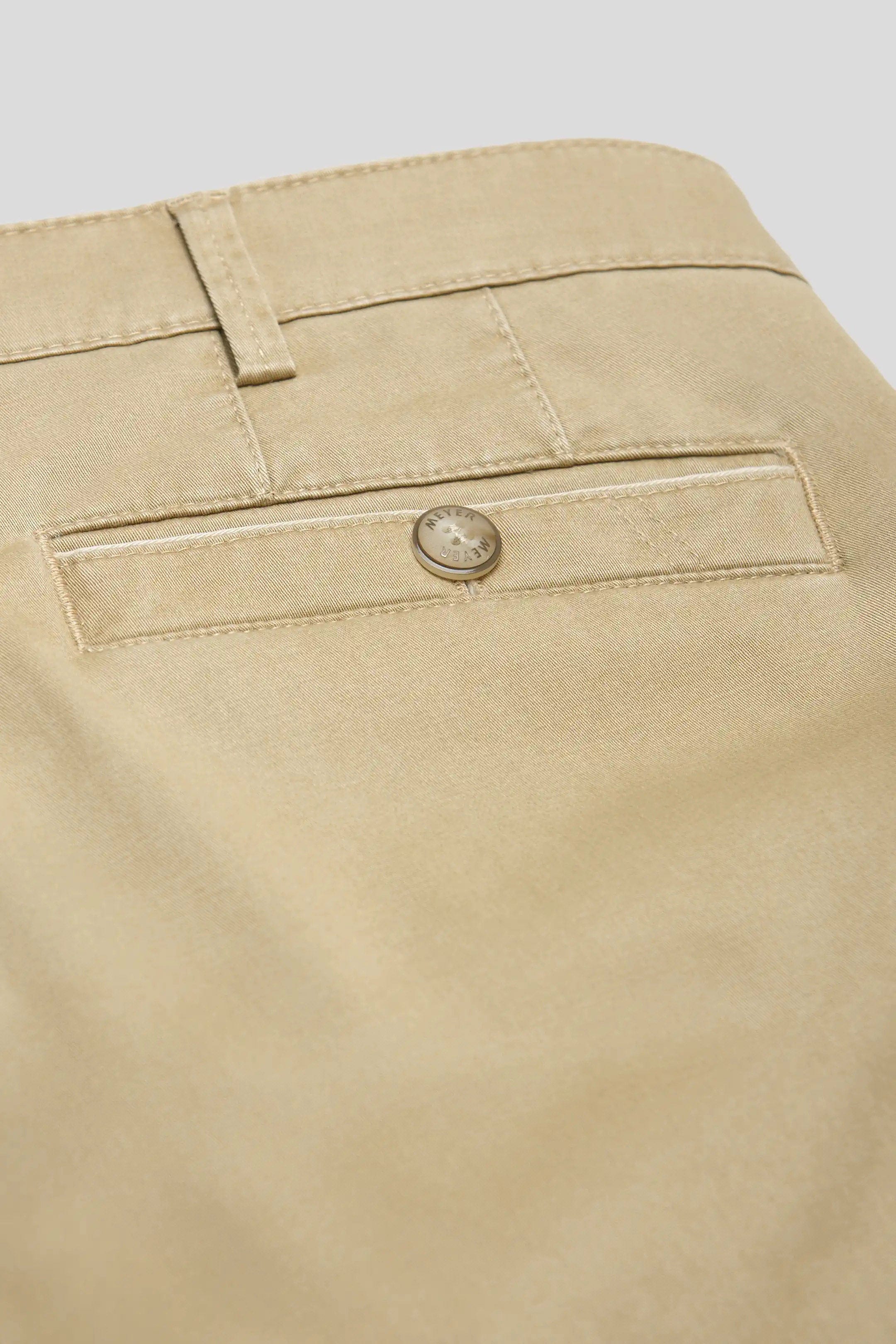 Meyer New York Stretch Summer Twill Chinos - Sand