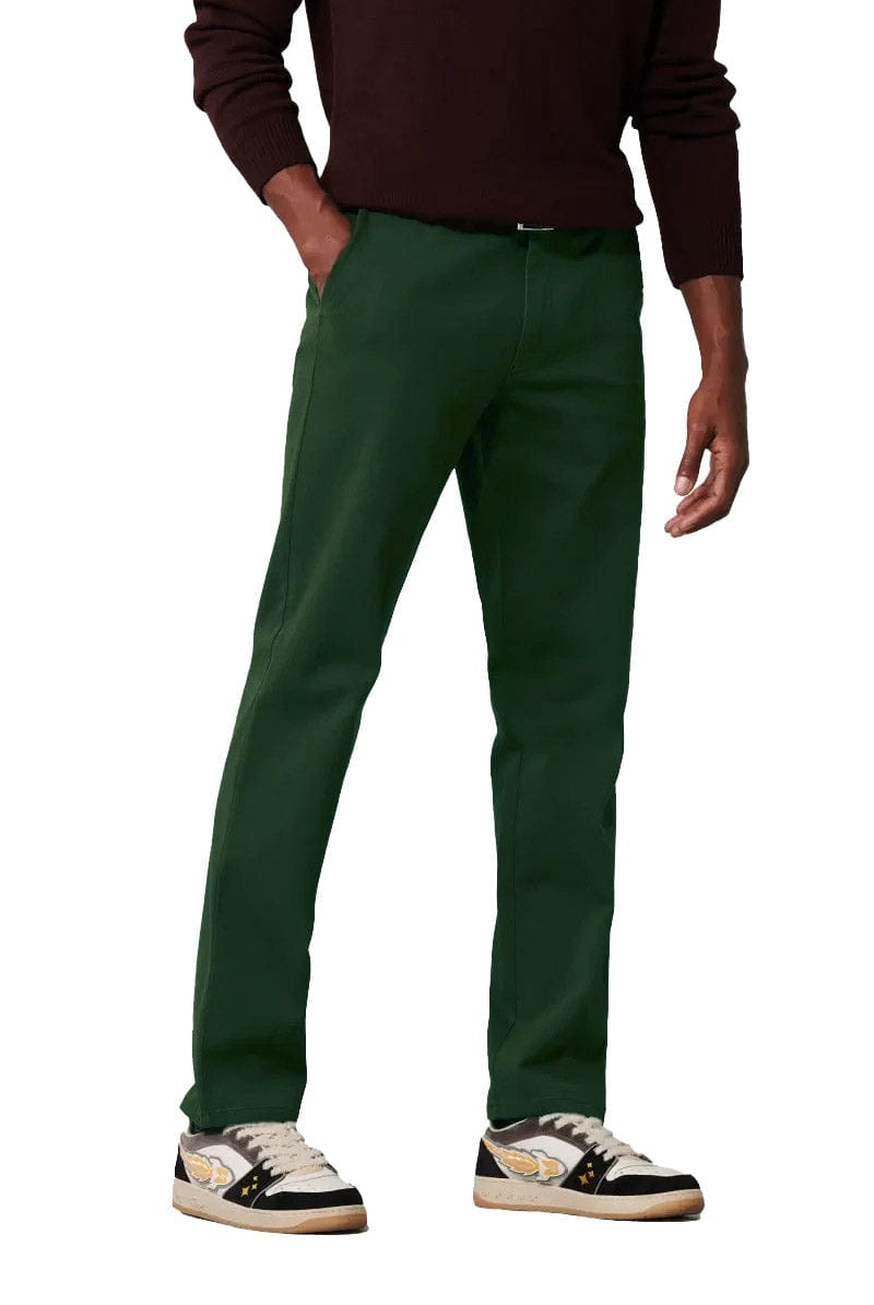 Meyer Oslo Super Soft Organic Cotton Chinos - Forest Green