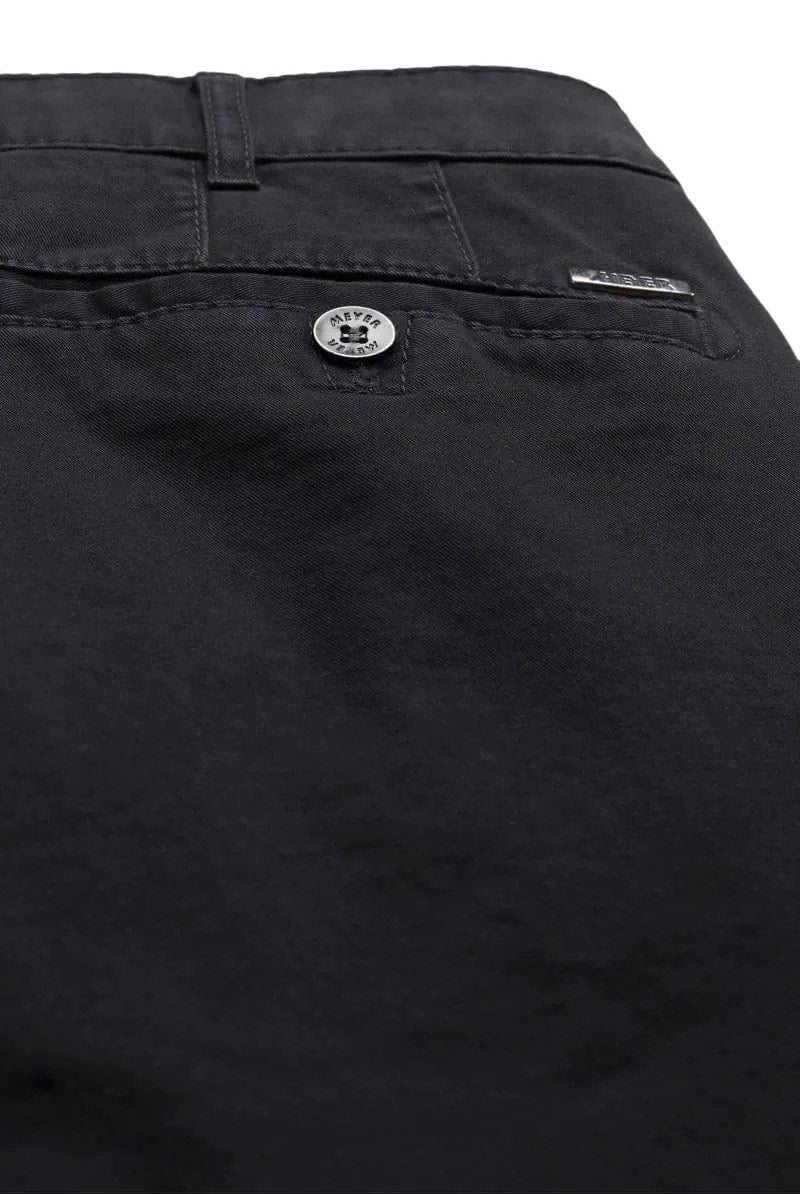 Meyer Roma Cotton Chino Trousers - Navy