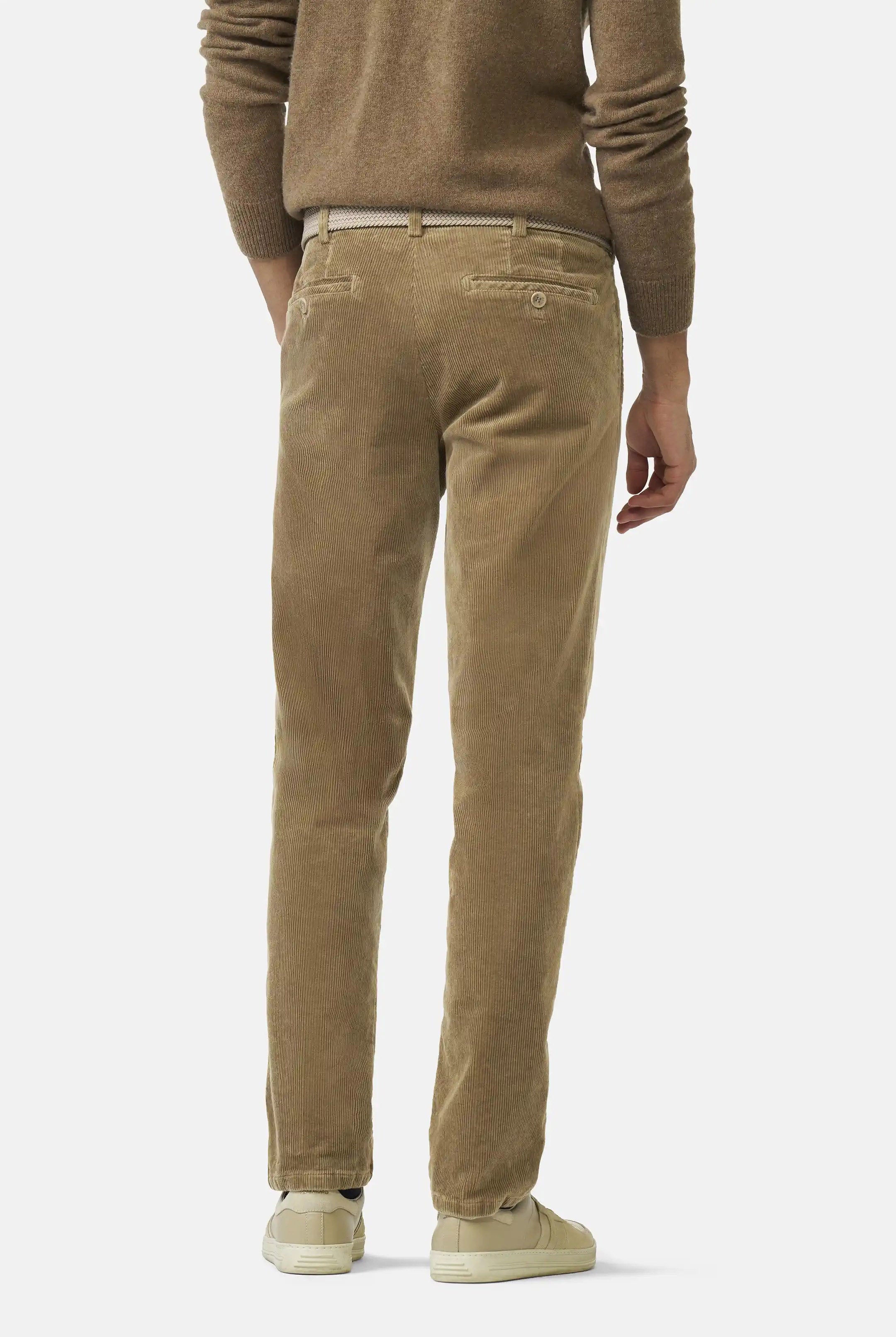 Meyer Roma Cotton Corduroy Trousers - Cappuccino