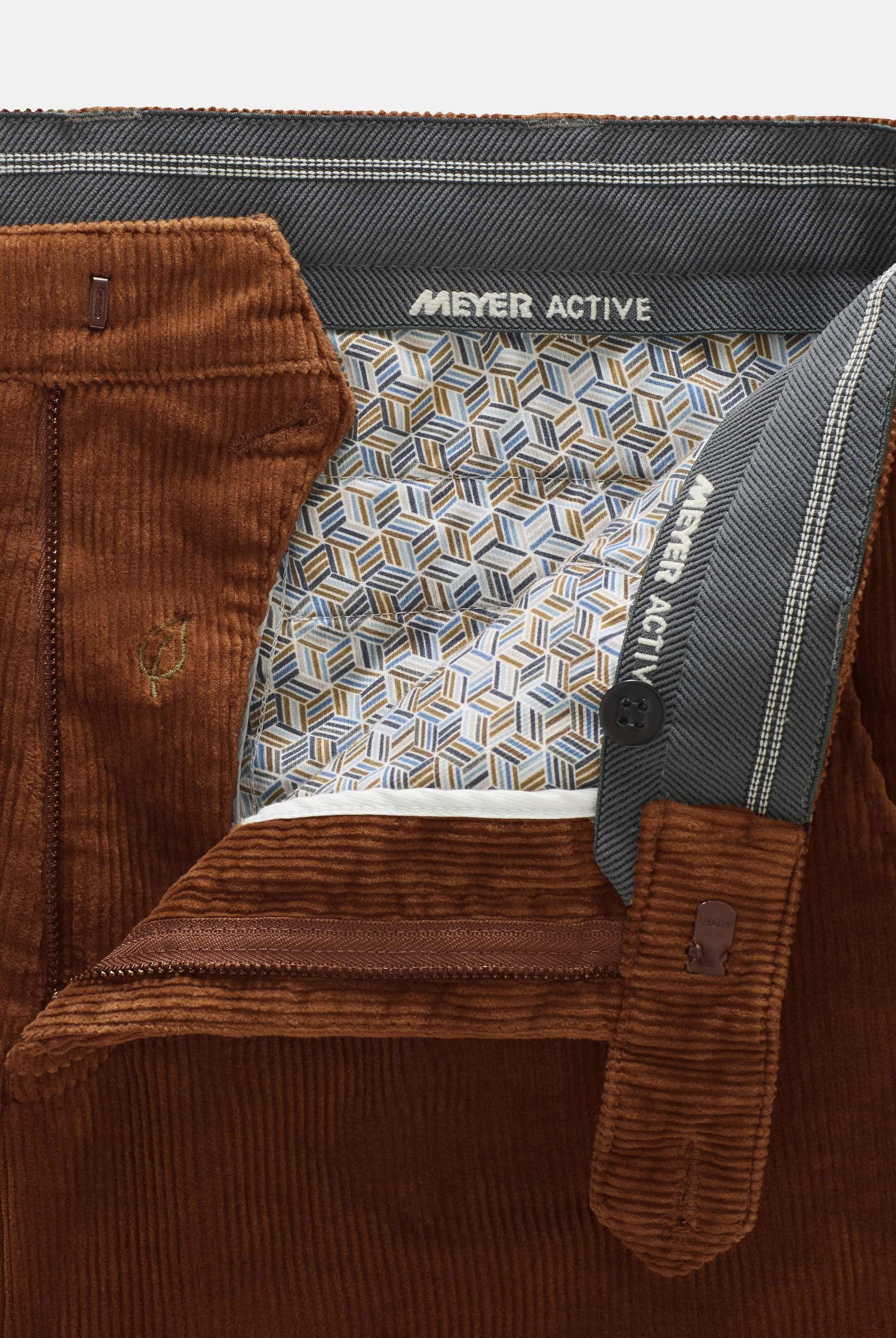 Meyer Roma Cotton Corduroy Trousers - Copper