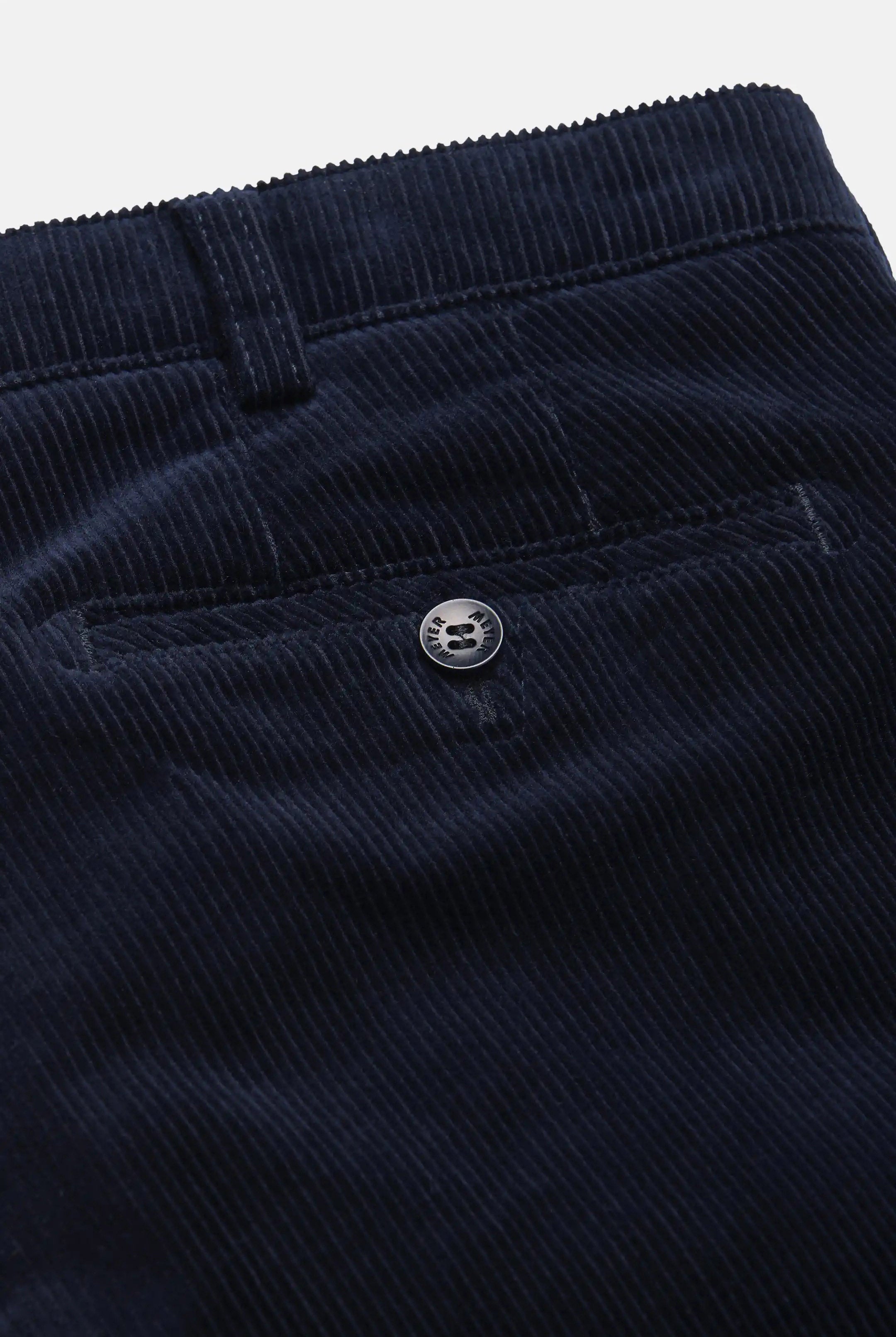 Meyer Roma Cotton Corduroy Trousers - Navy