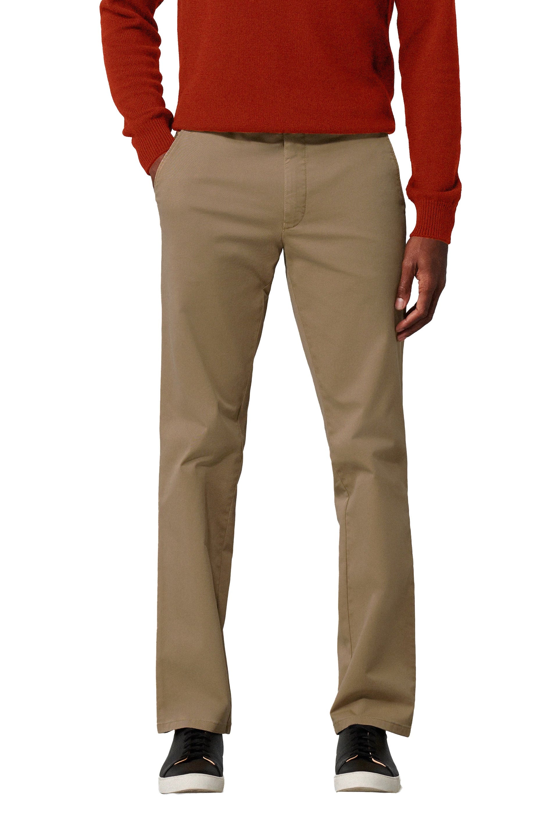 Meyer Roma Stretch Ultrasoft Twill Trousers - Beige