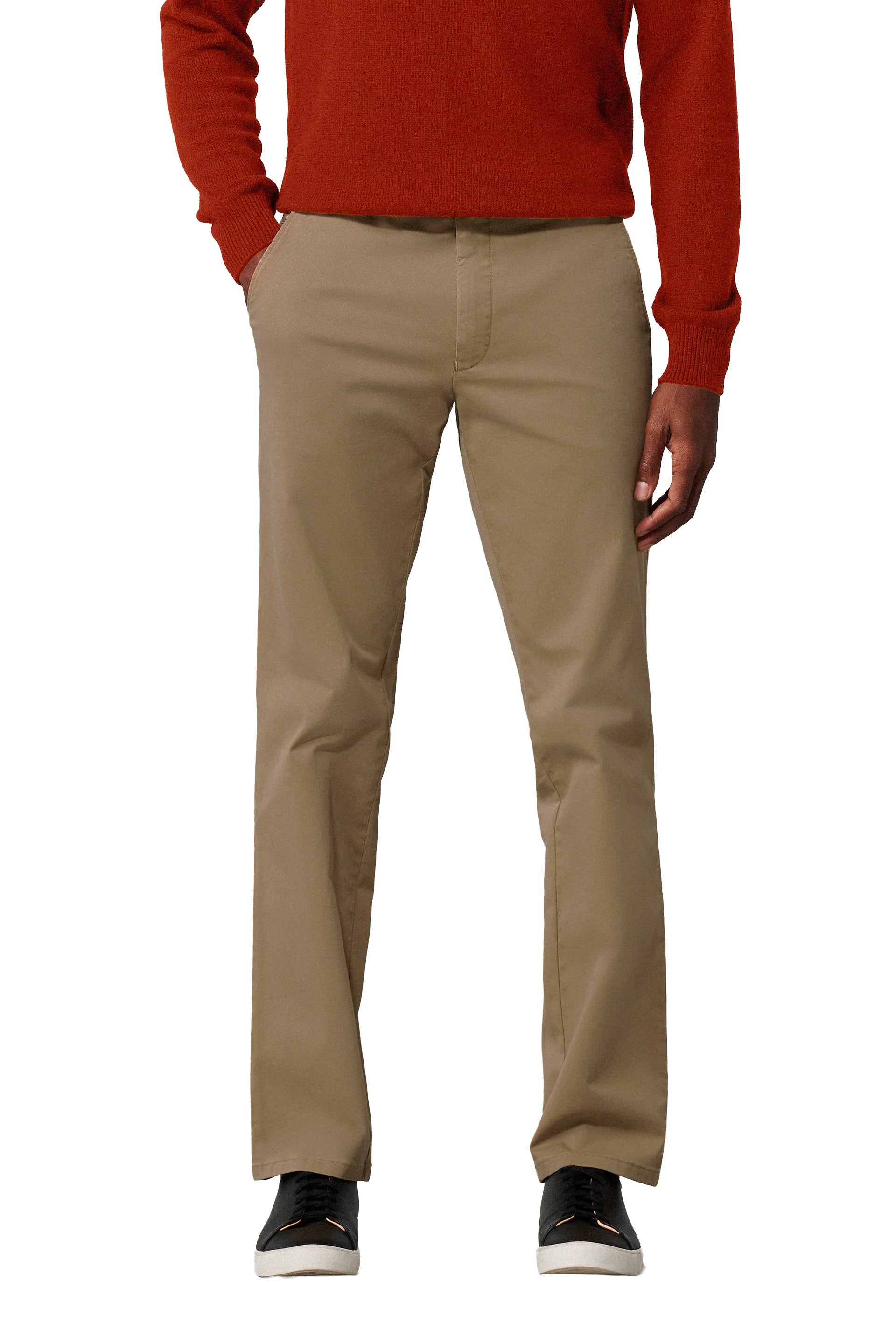 Meyer Roma Stretch Ultrasoft Twill Trousers - Beige