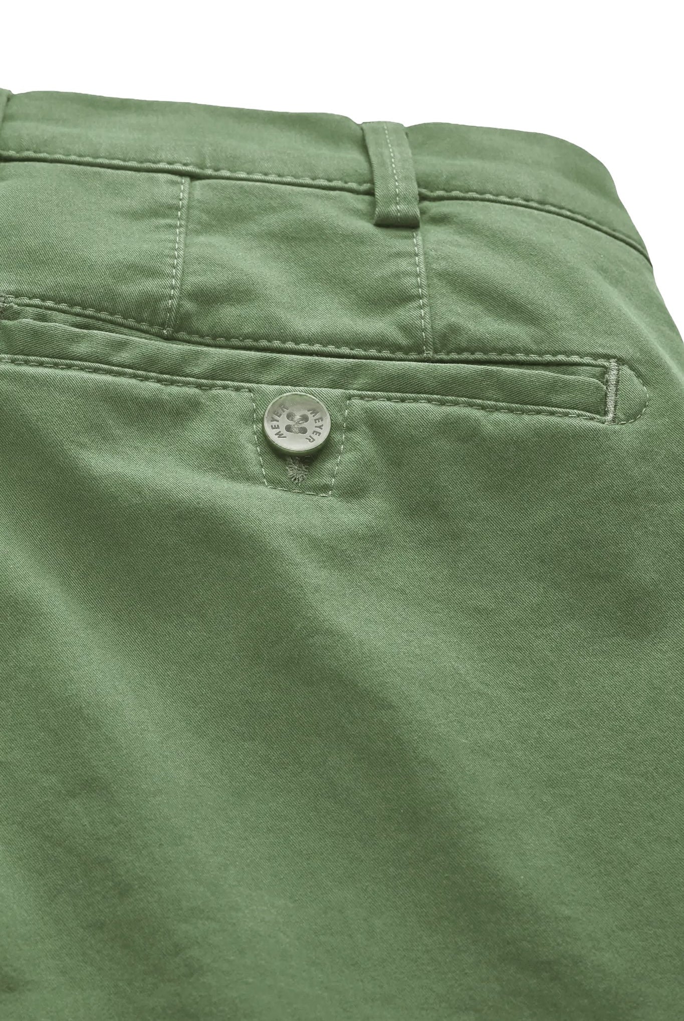 Meyer Roma Stretch Ultrasoft Twill Trousers - Fern Green