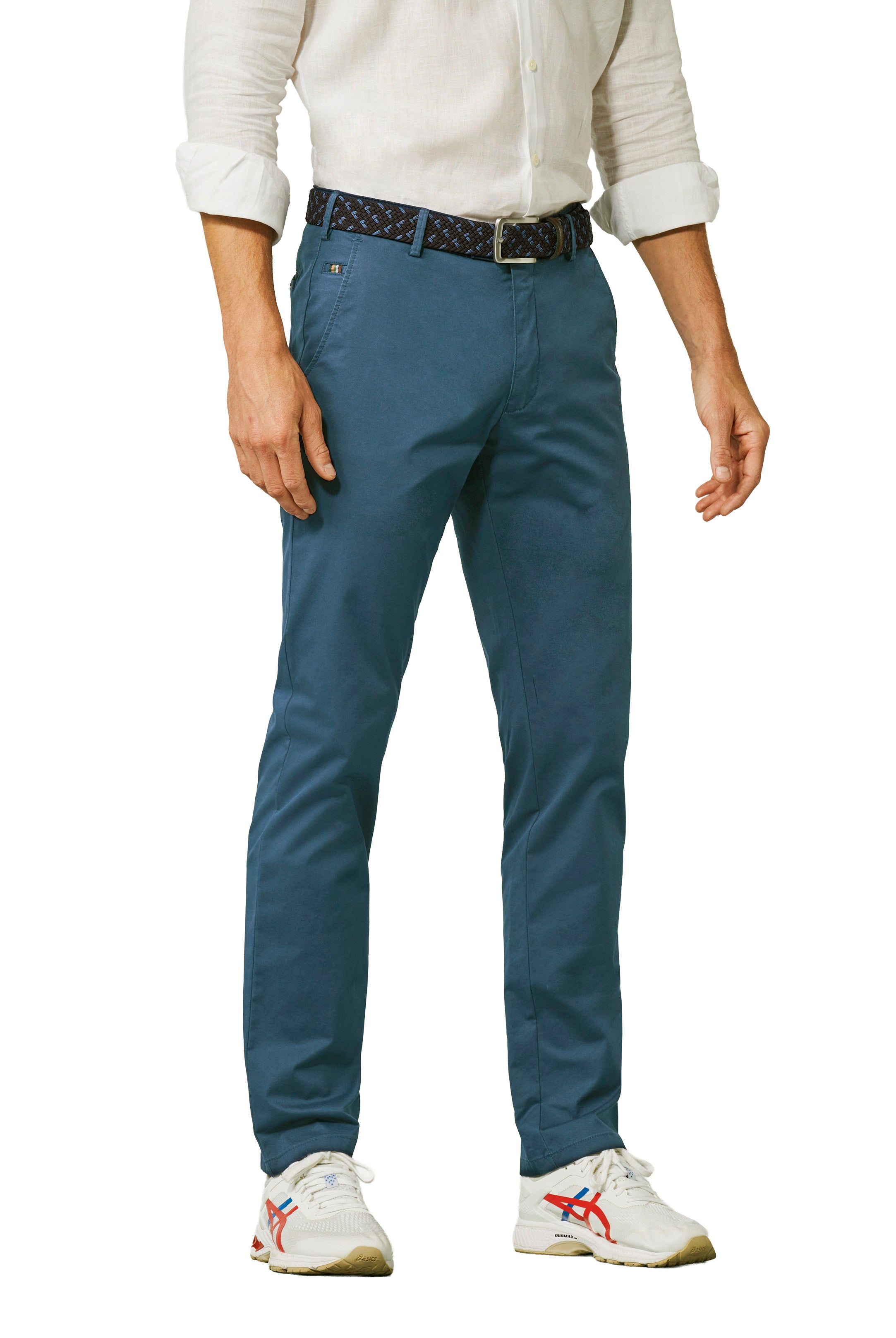 Meyer Roma Stretch Ultrasoft Twill Trousers - Royal Blue