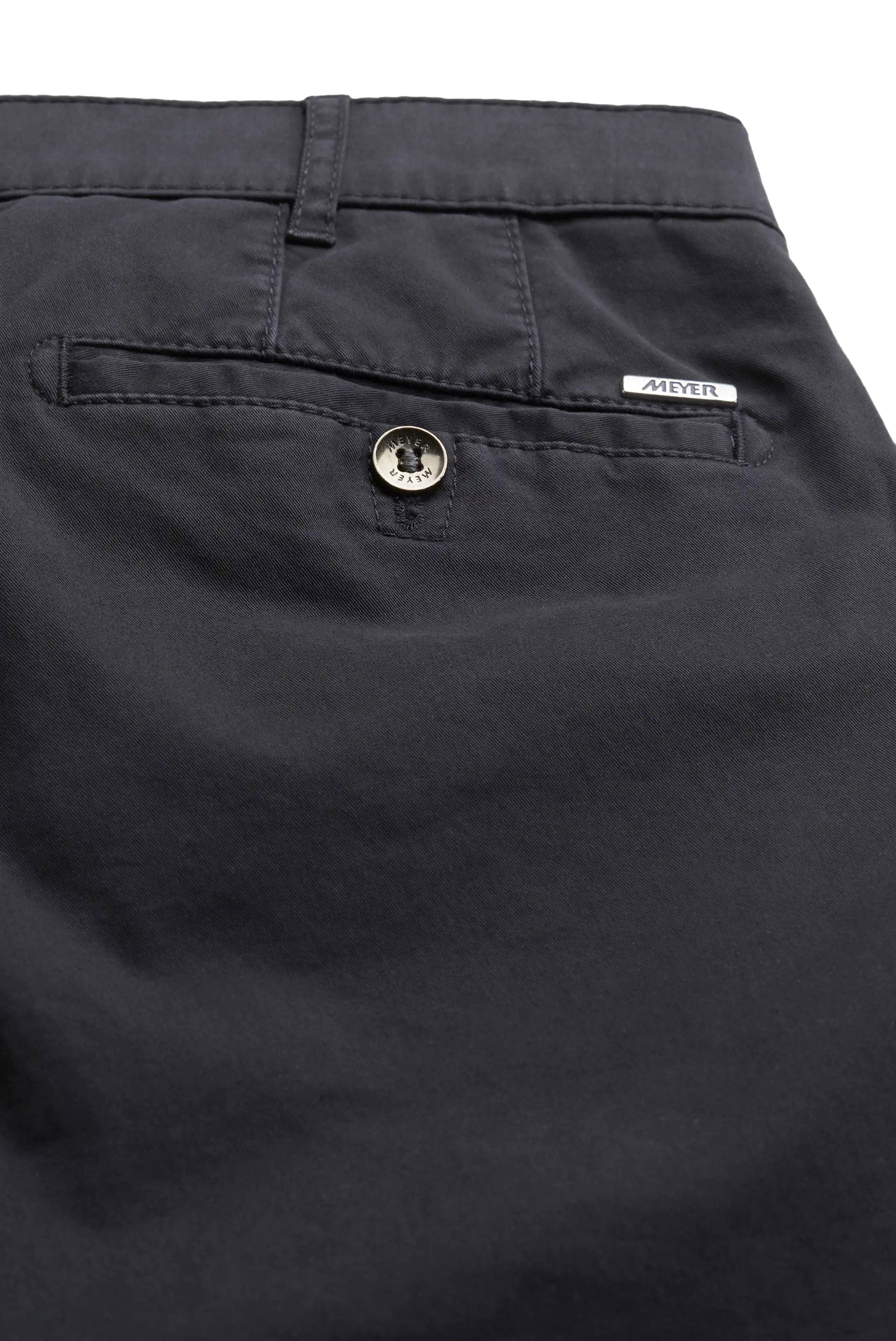 Meyer Roma Super Soft Cotton Chino Trousers - Navy