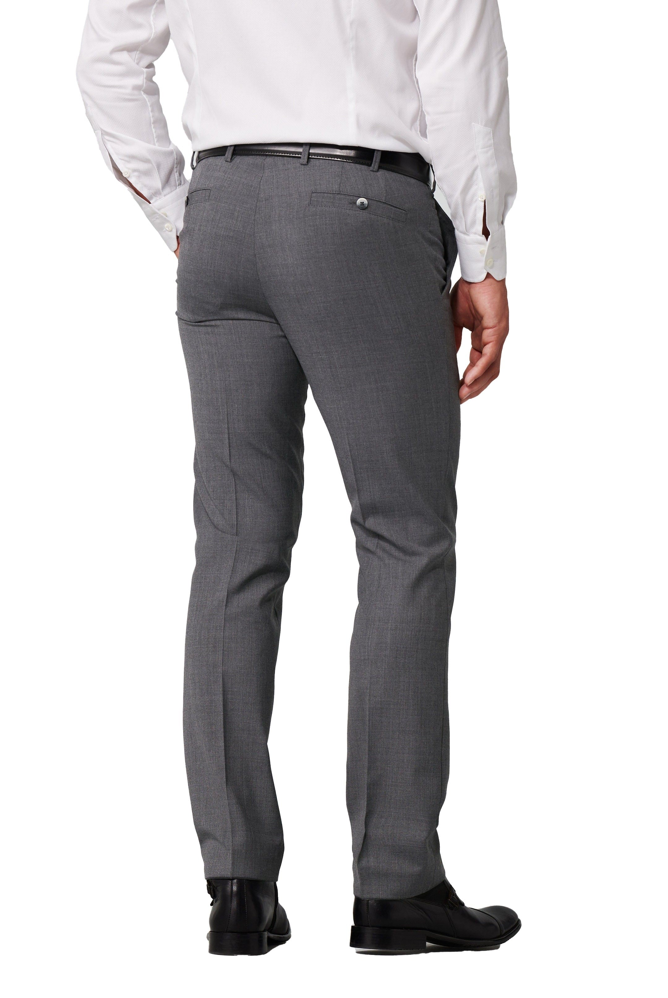 Meyer Roma Wool Blend Formal Trousers - Mid Grey