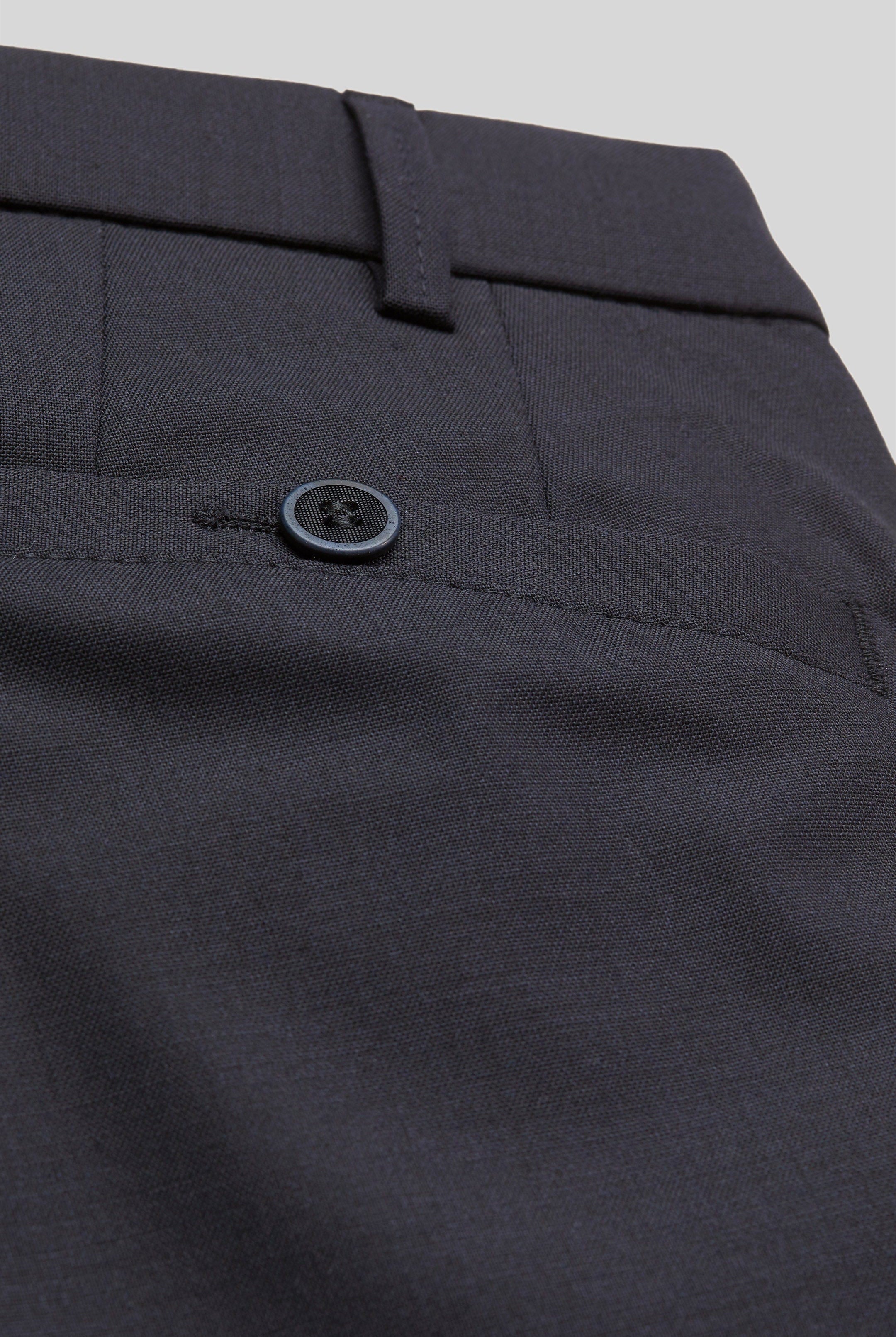 Meyer Roma Wool Blend Formal Trousers - Navy