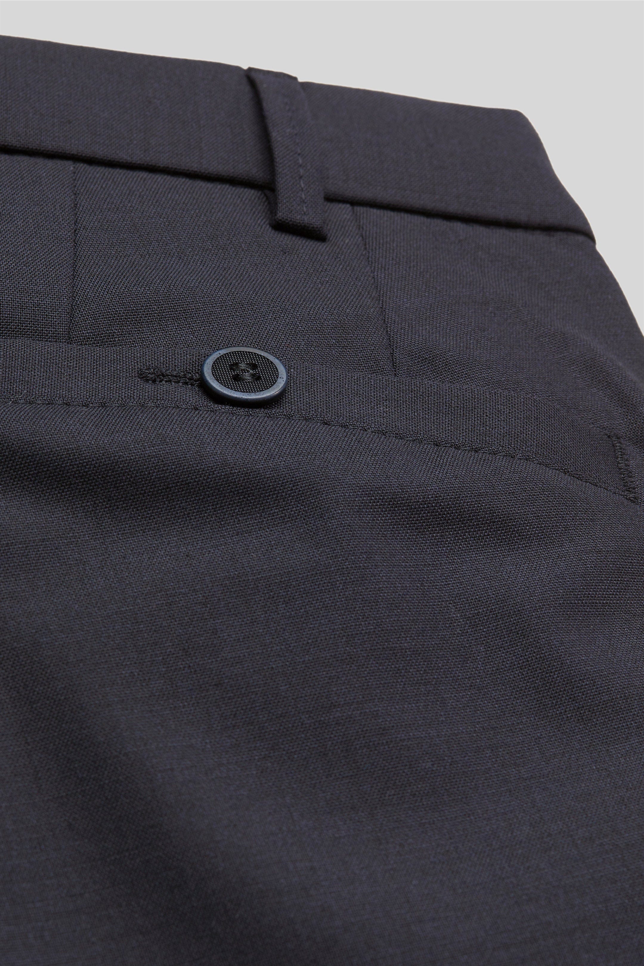 Meyer Roma Wool Blend Formal Trousers - Navy