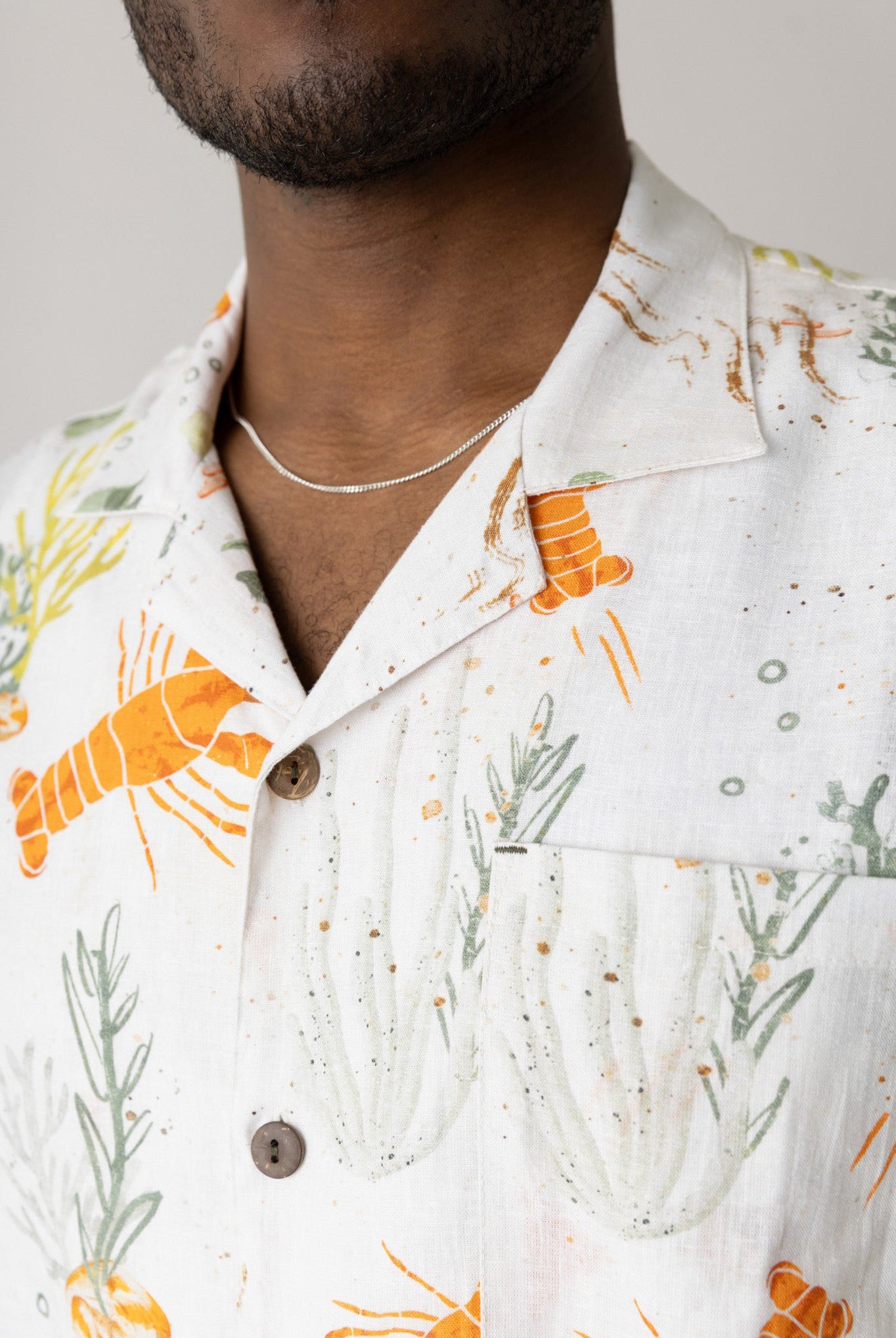 Mos Mosh Babel Chase Short Sleeve Shirt - Ecru