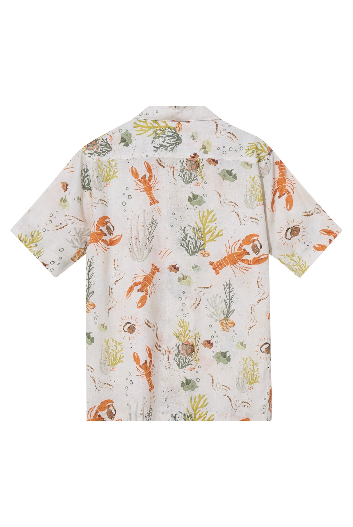 Mos Mosh Babel Chase Short Sleeve Shirt - Ecru