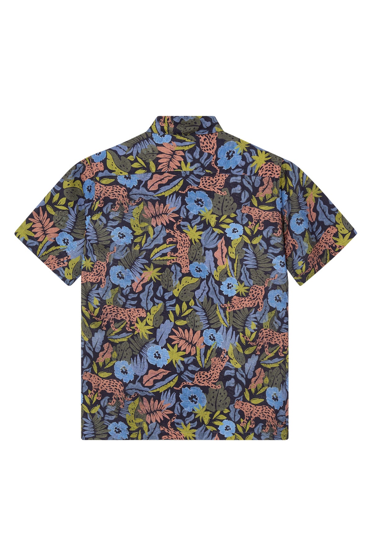 Mos Mosh Babel Wild Short Sleeve Shirt - Salute Navy