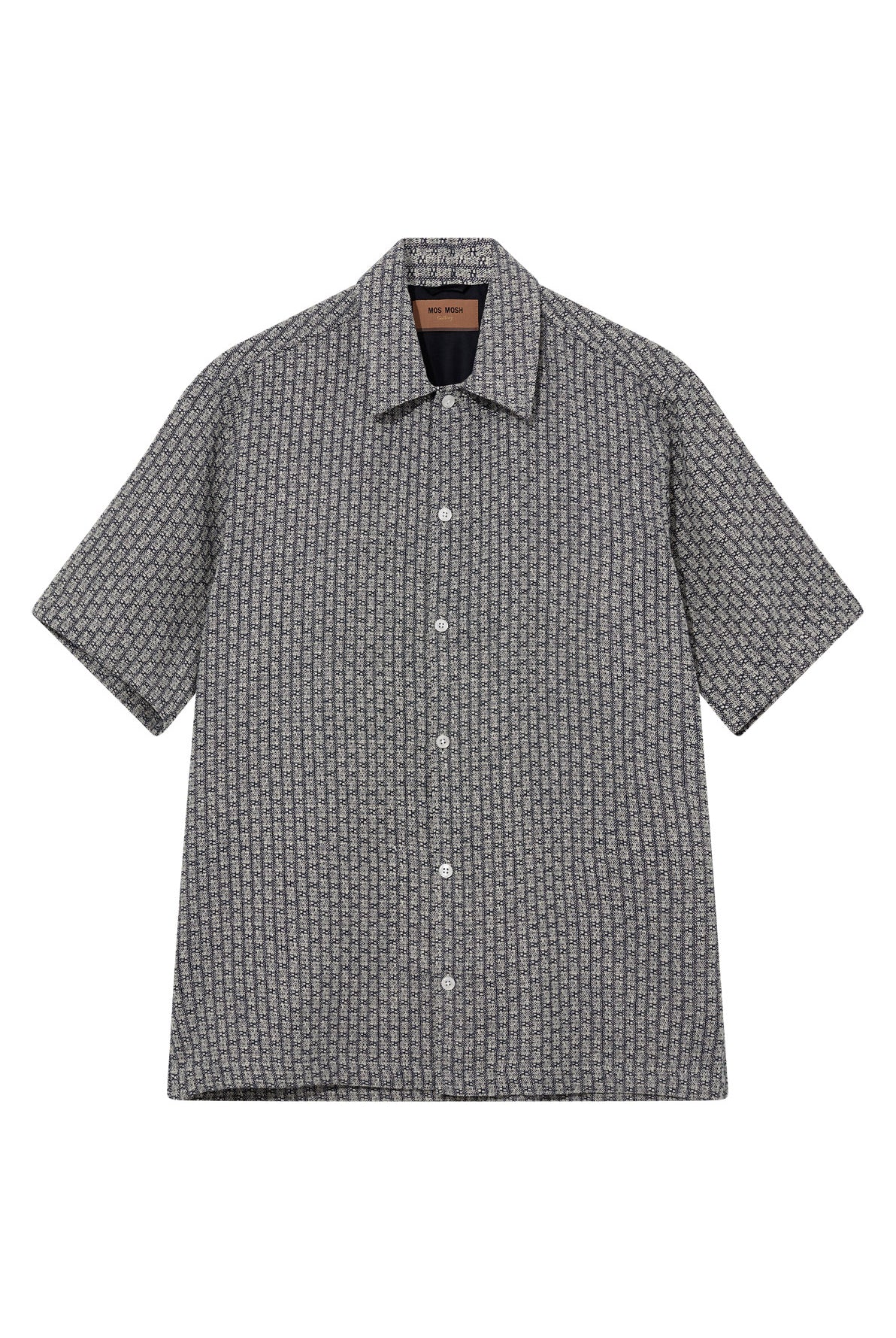 Mos Mosh Banks Basso Short Sleeve Shirt - Salute Navy