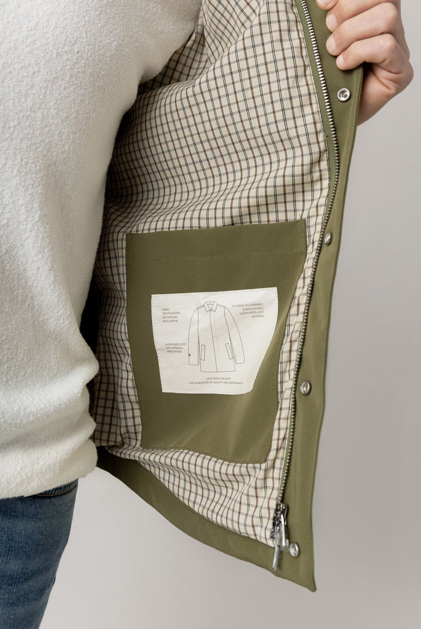 Mos Mosh Barkeley Utility Jacket - Winter Moss