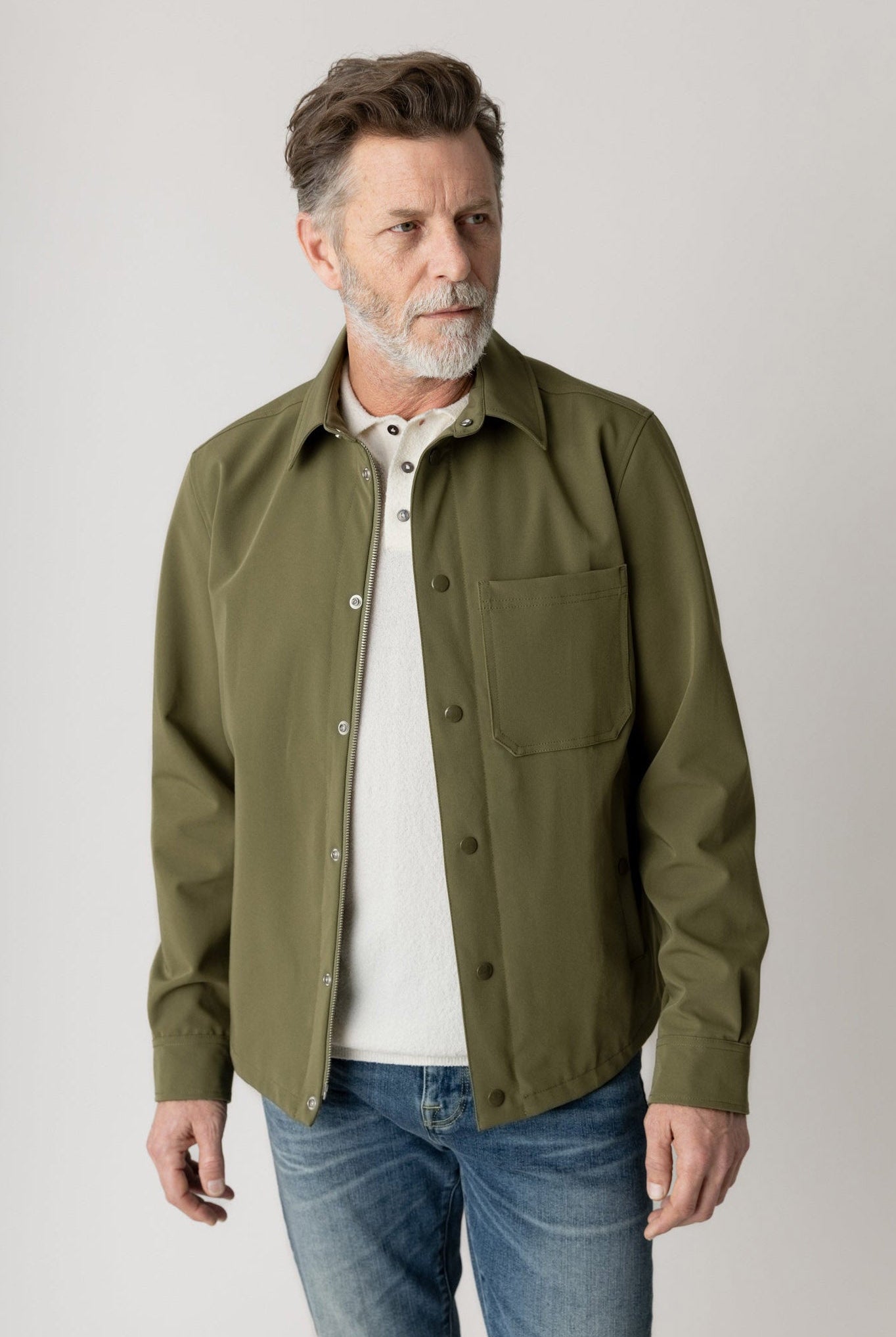 Mos Mosh Barkeley Utility Jacket - Winter Moss