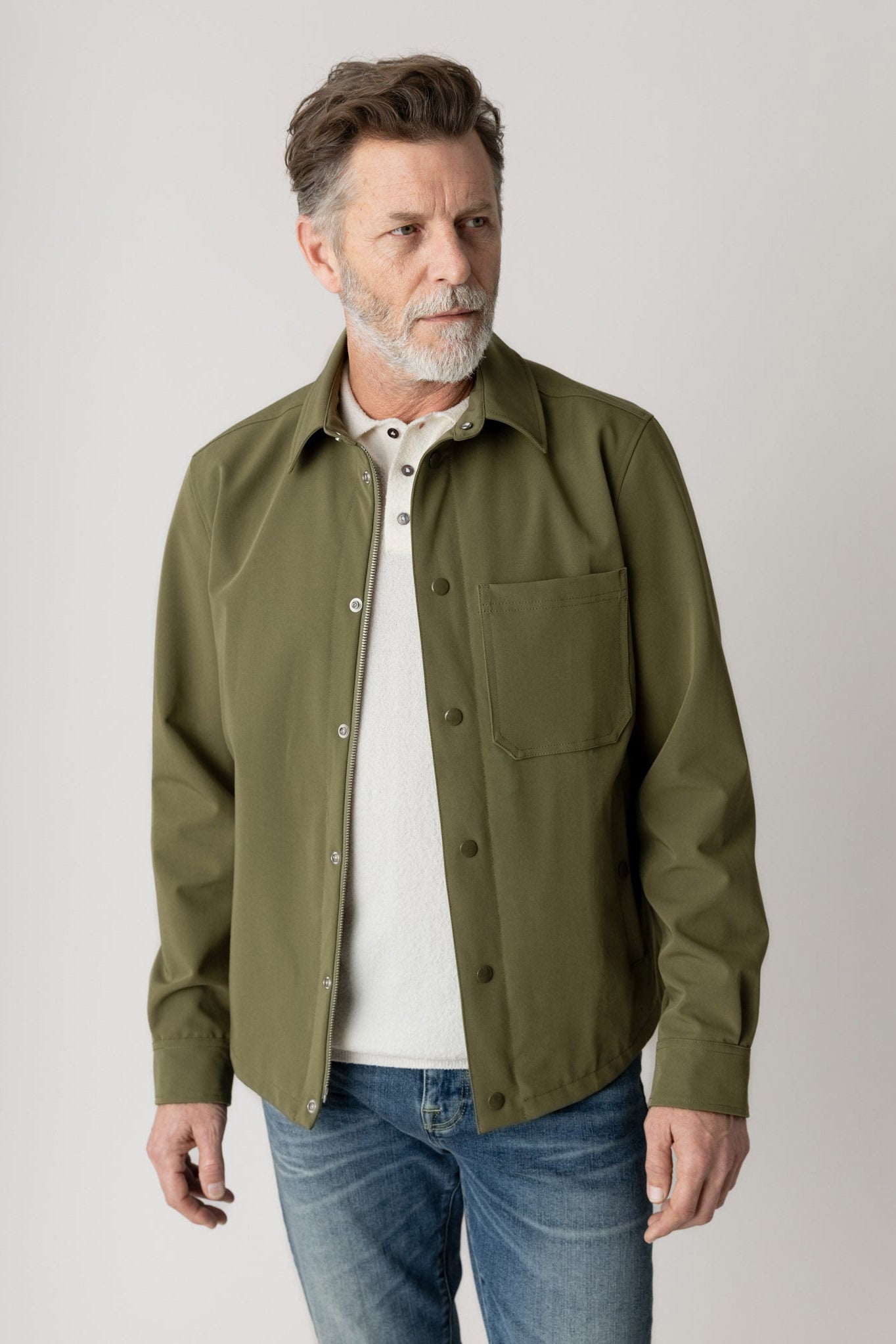 Mos Mosh Barkeley Utility Jacket - Winter Moss