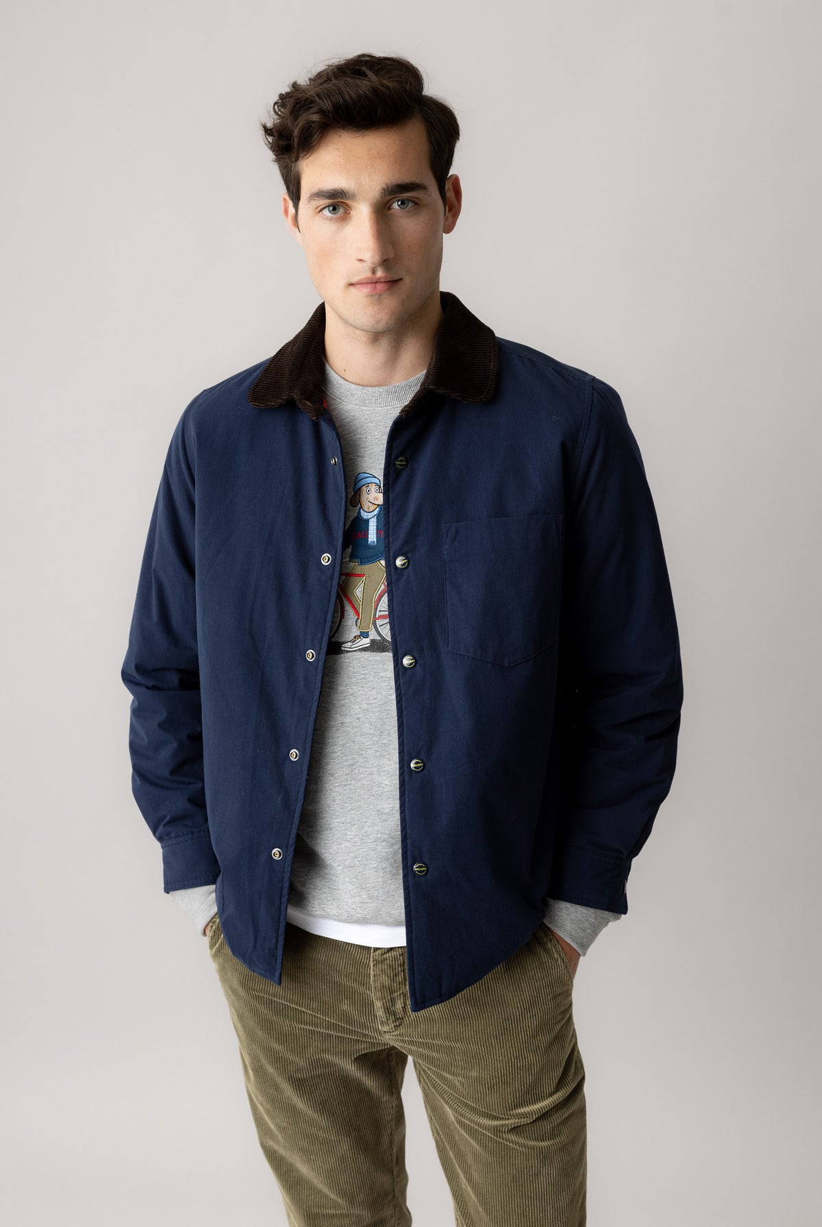 Mos Mosh Callum Jacket - Salute Navy