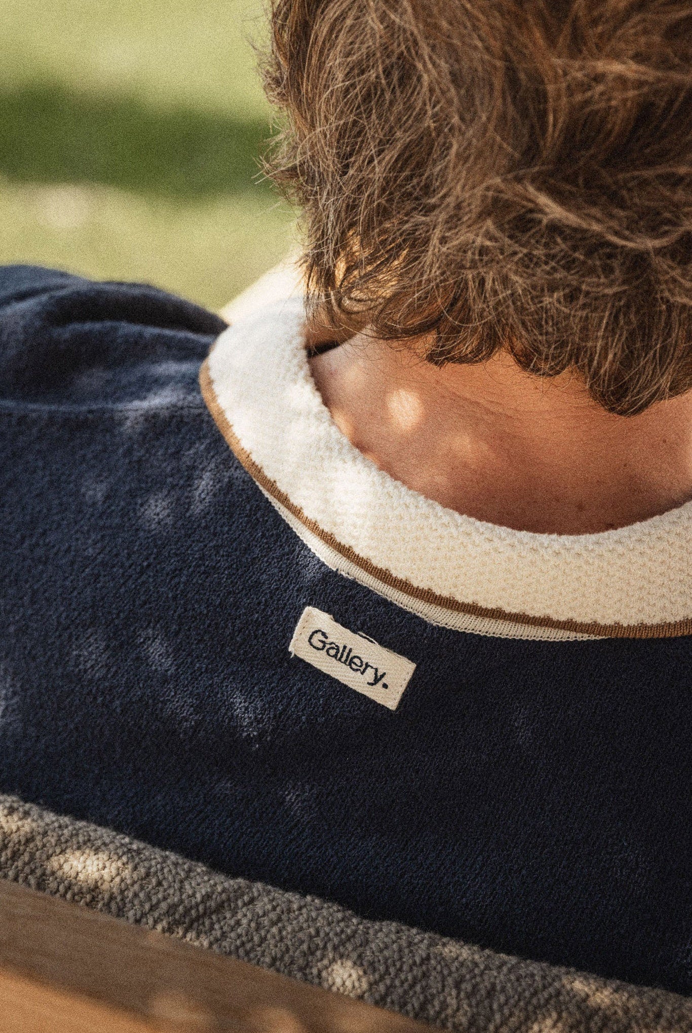 Mos Mosh Francesco Linen Blend Knit Polo - Estate Blue