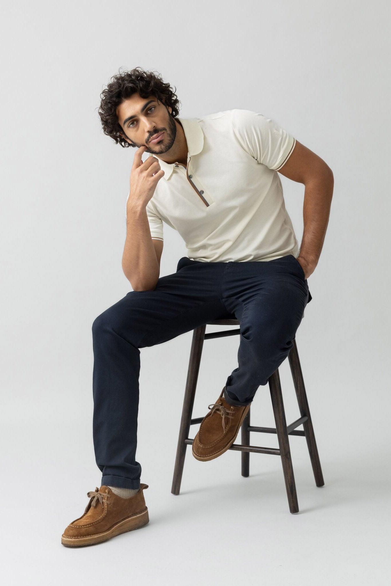 Mos Mosh Hunt Soft String Pant - Navy