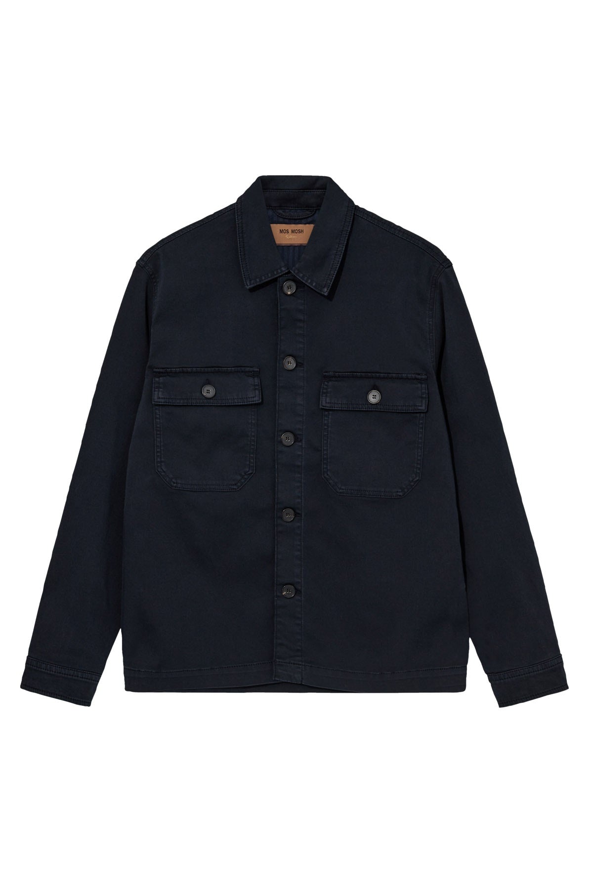Mos Mosh Matteo Soft Overshirt - Navy