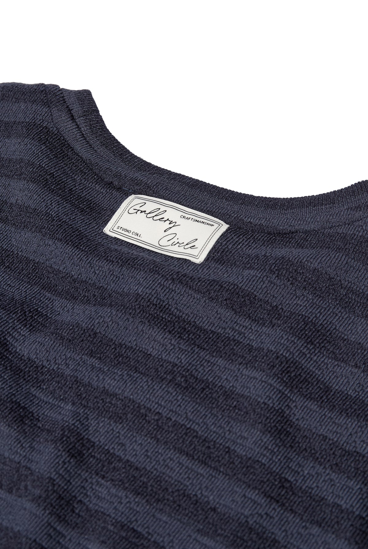Mos Mosh Mundo Stripe Knit Tee - Navy