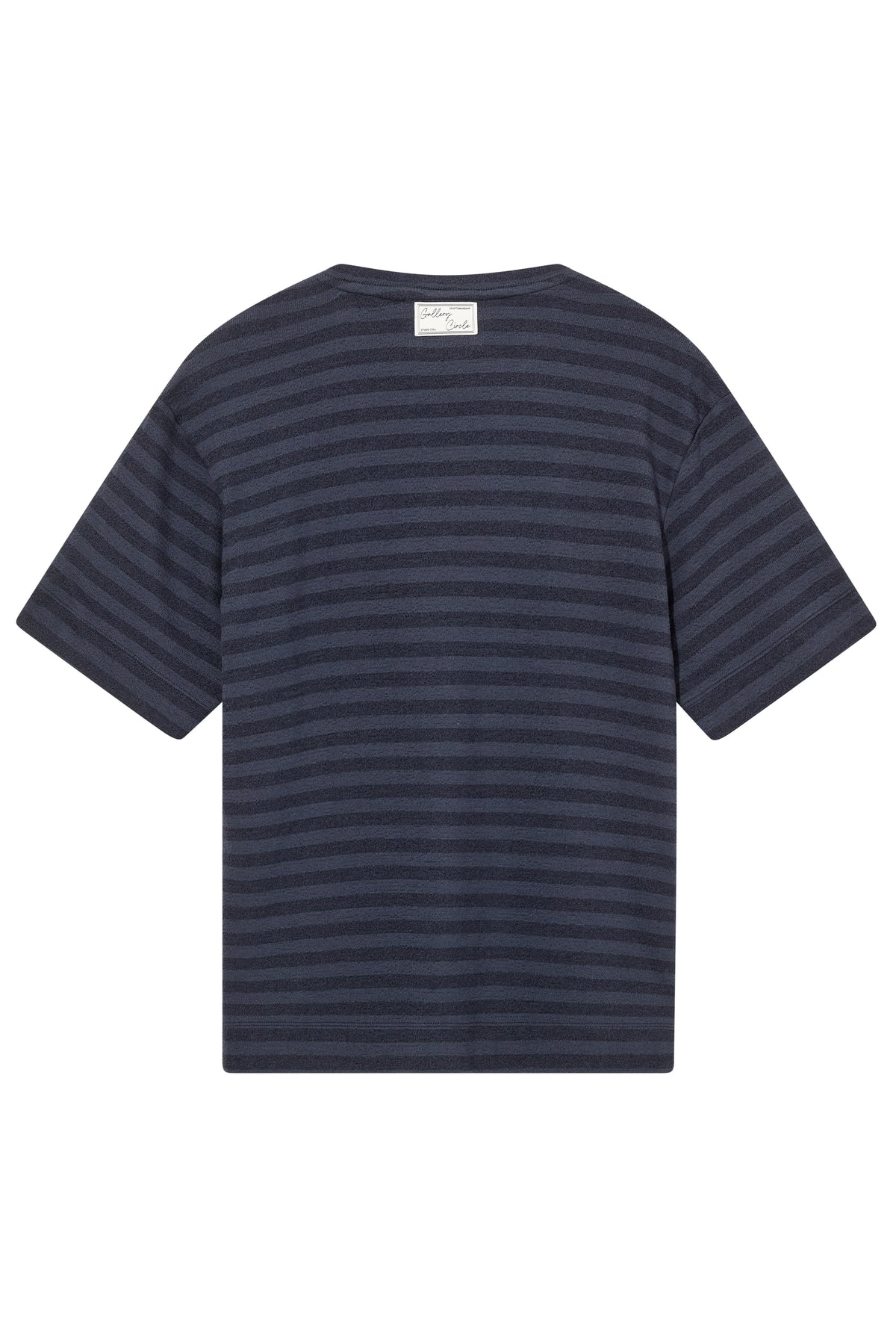 Mos Mosh Mundo Stripe Knit Tee - Navy
