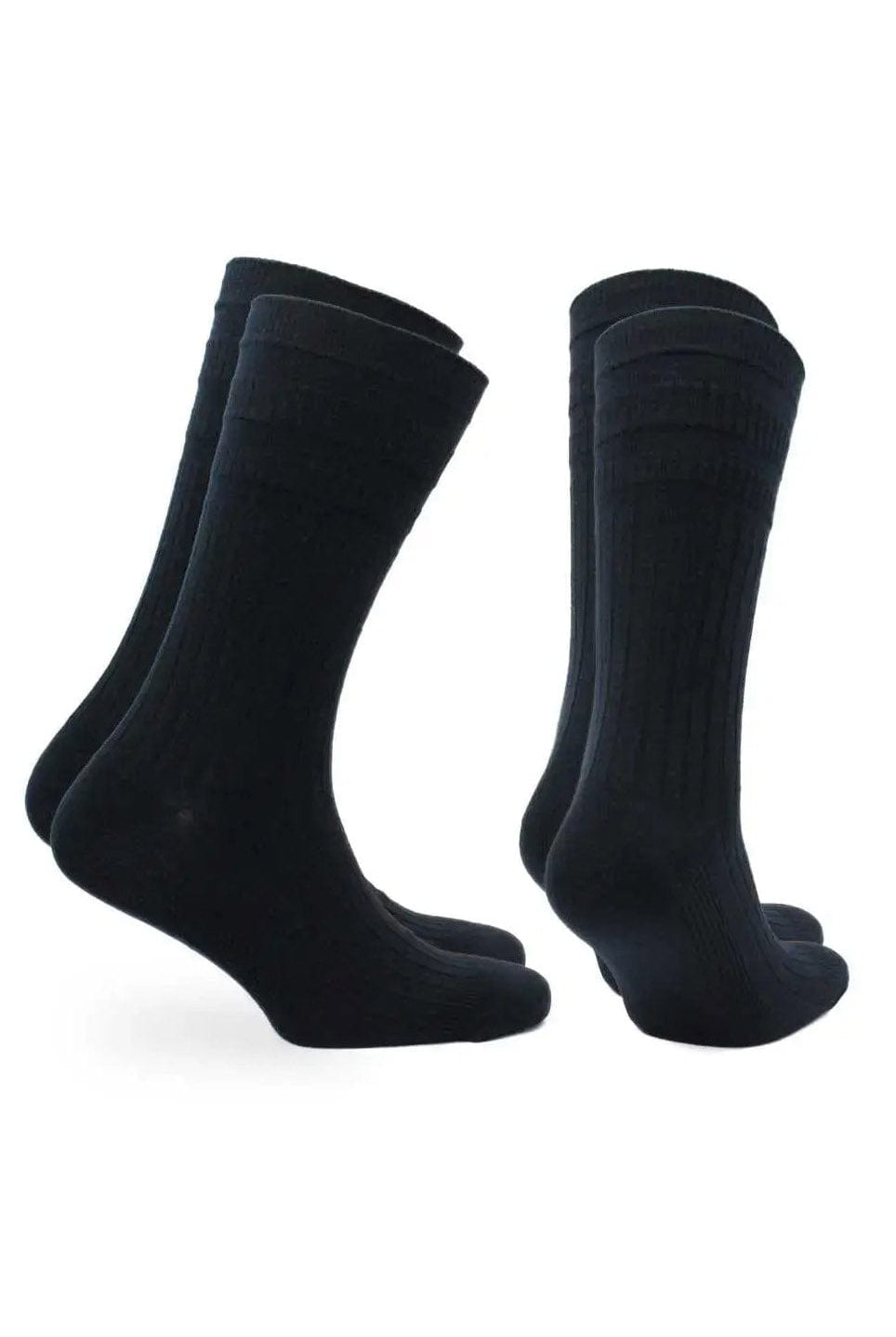 Norfolk Joseph Comfort Fit Tenderhold Cotton Socks 2 Pack - Navy