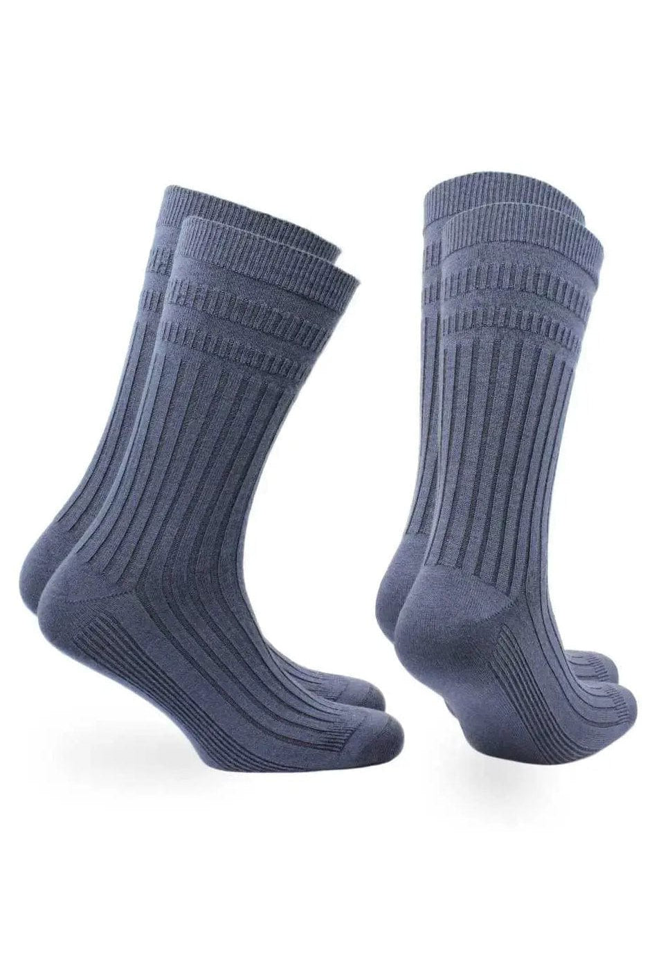 Norfolk Oscar Comfort Fit Tenderhold Wool Socks 2 Pack - Grey