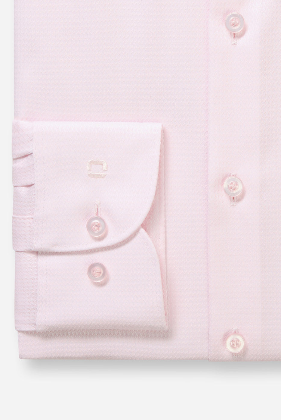 Olymp Level 5 Body Fit Cotton Stretch Shirt - Pink