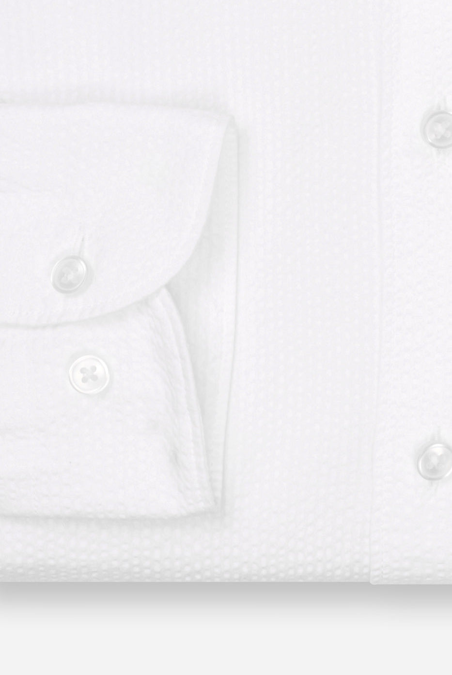 Olymp Level 5 Seersucker Shirt - White