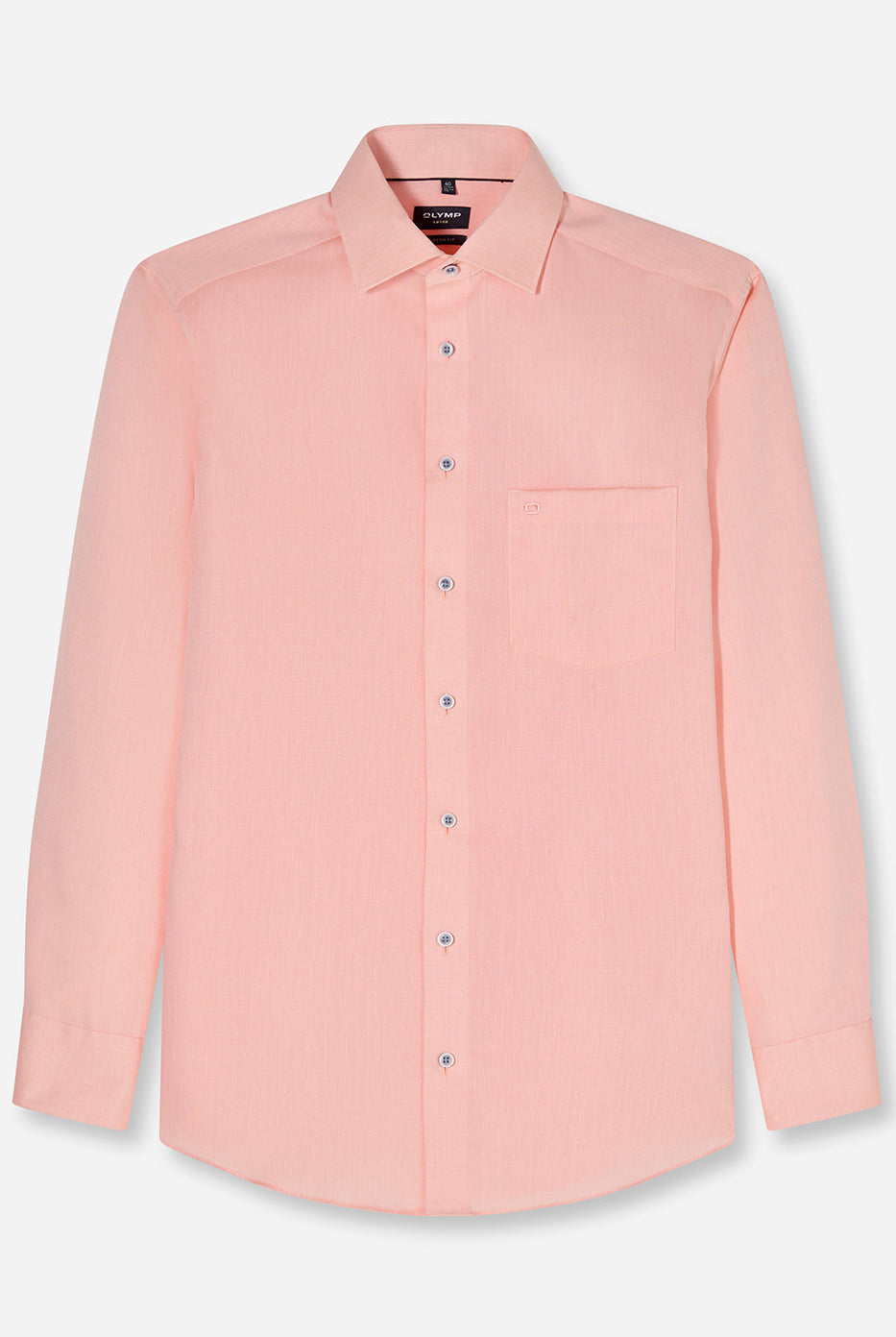 Olymp Luxor Modern Fit Lightweight Shirt - Summer Peach