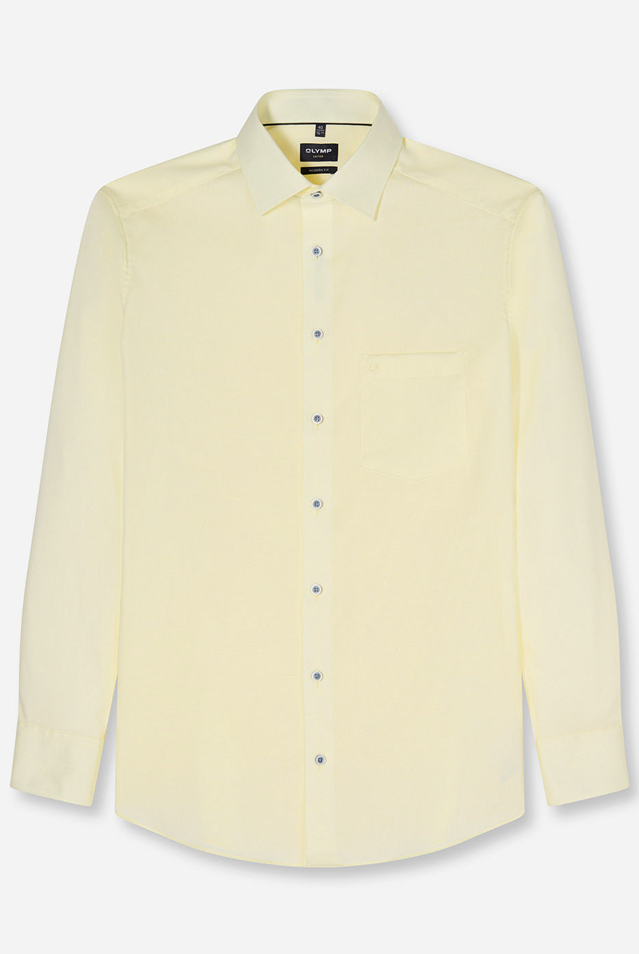 Olymp Luxor Modern Fit Lightweight Shirt - Summer Yellow