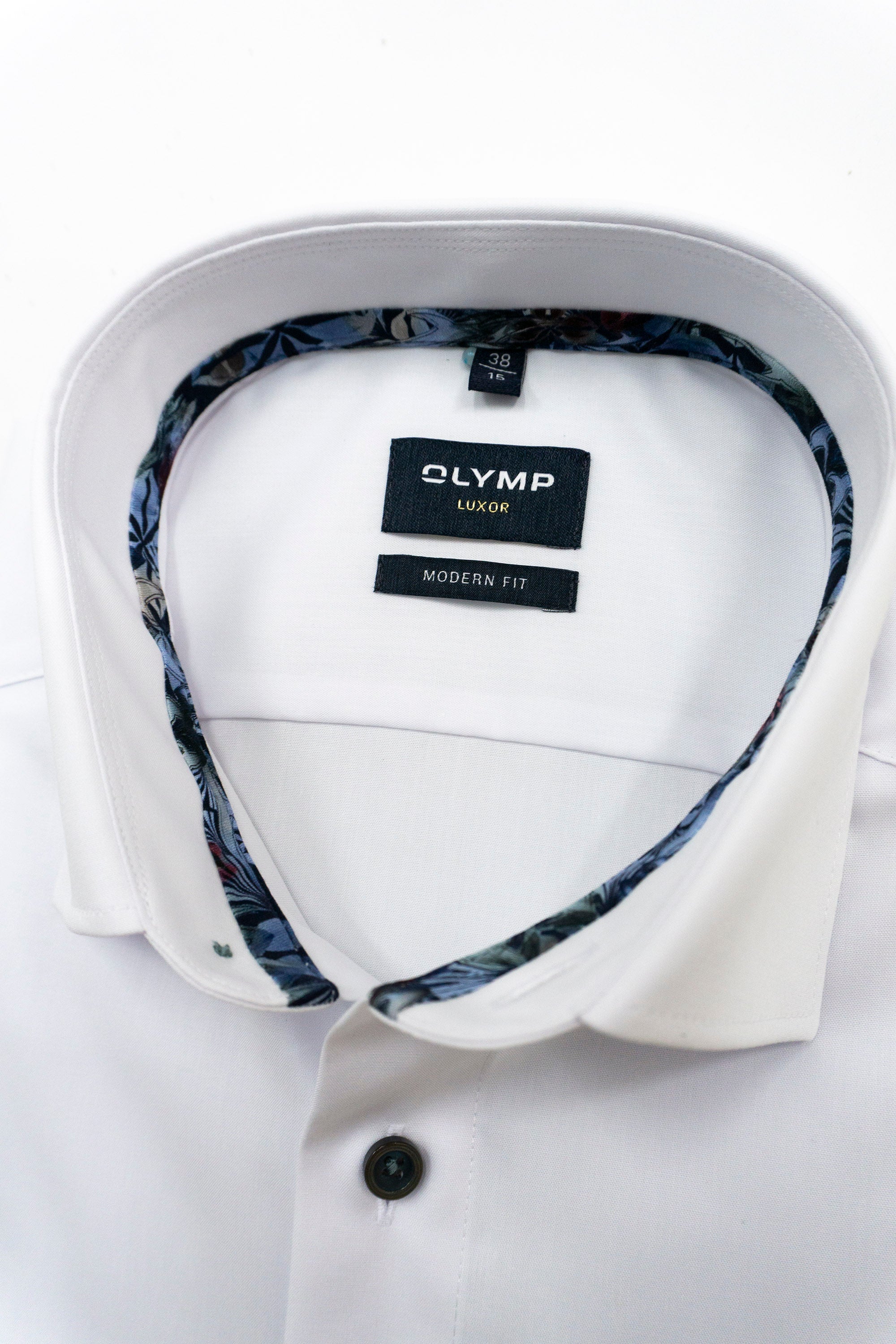 Olymp Luxor Modern Fit Long Sleeve Shirt - White