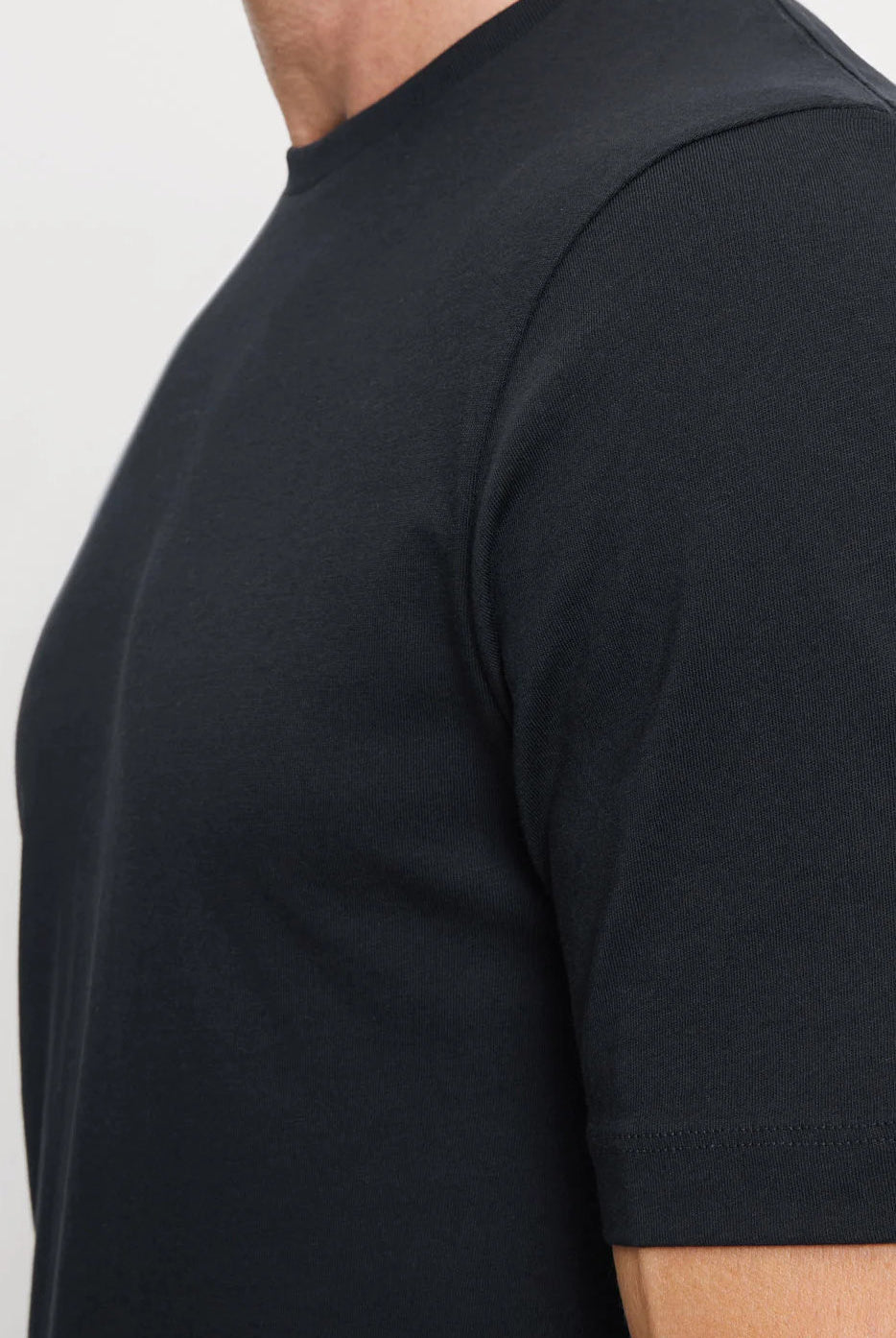 Olymp Modern Fit Crew Neck 2 Pack T-Shirt - Black