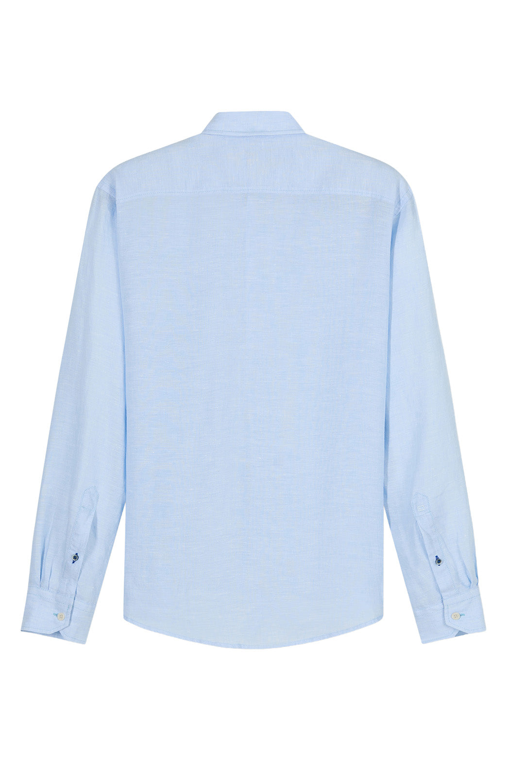 Olymp Regular Fit Pure Linen Shirt - Light Blue