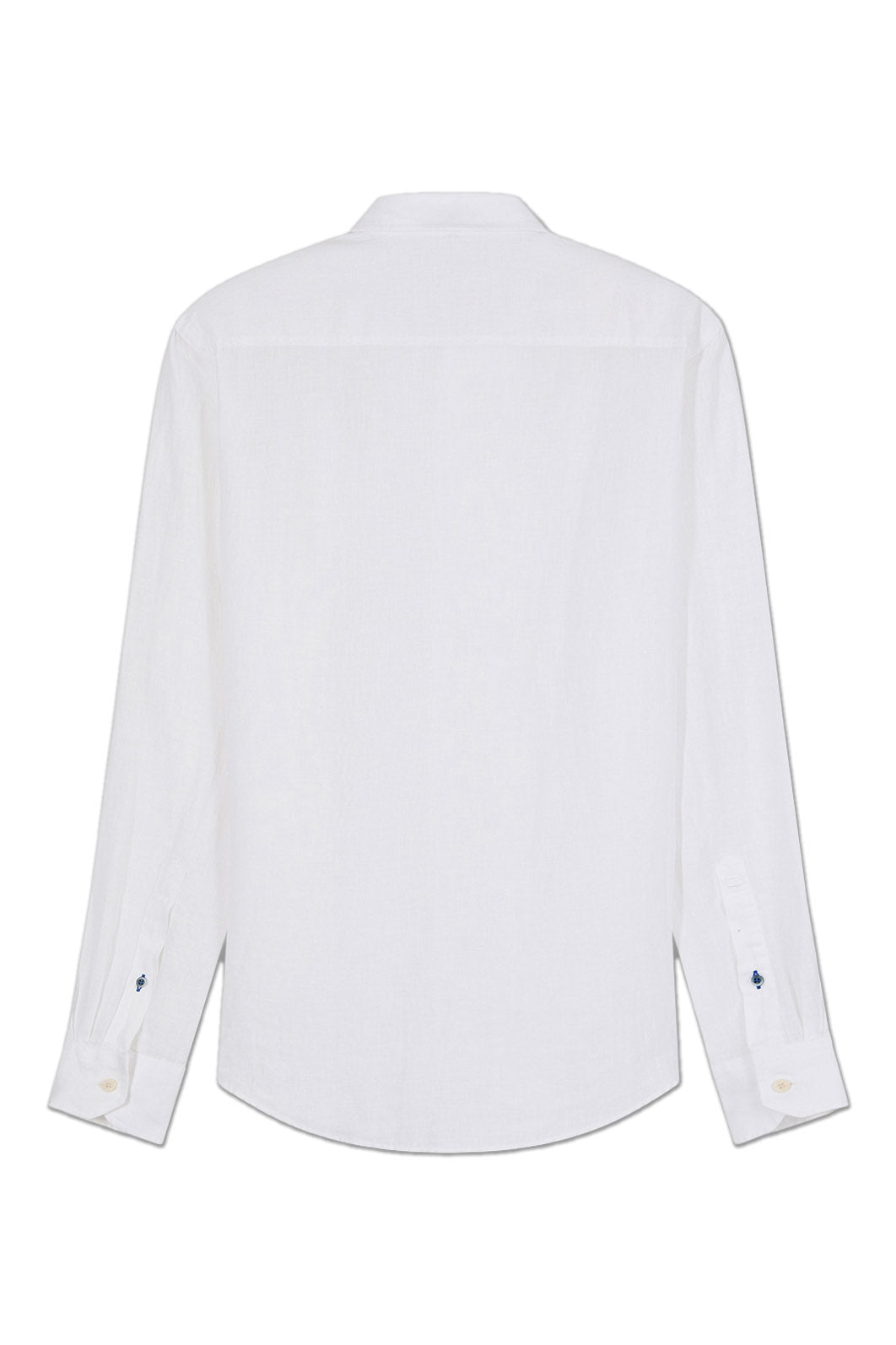 Olymp Regular Fit Pure Linen Shirt - White