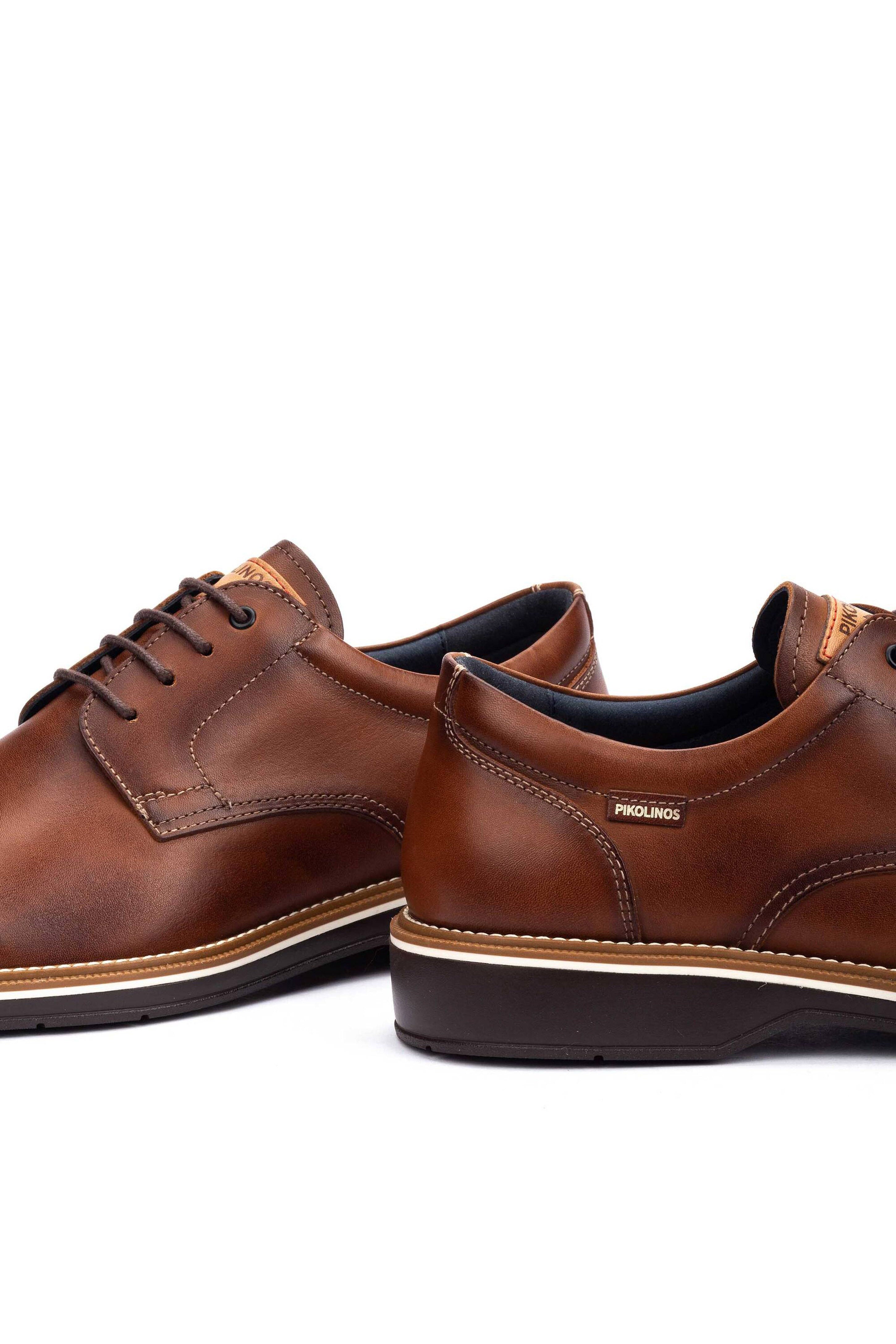 Pikolinos Carlet Lace Up Leather Shoes - Cuero