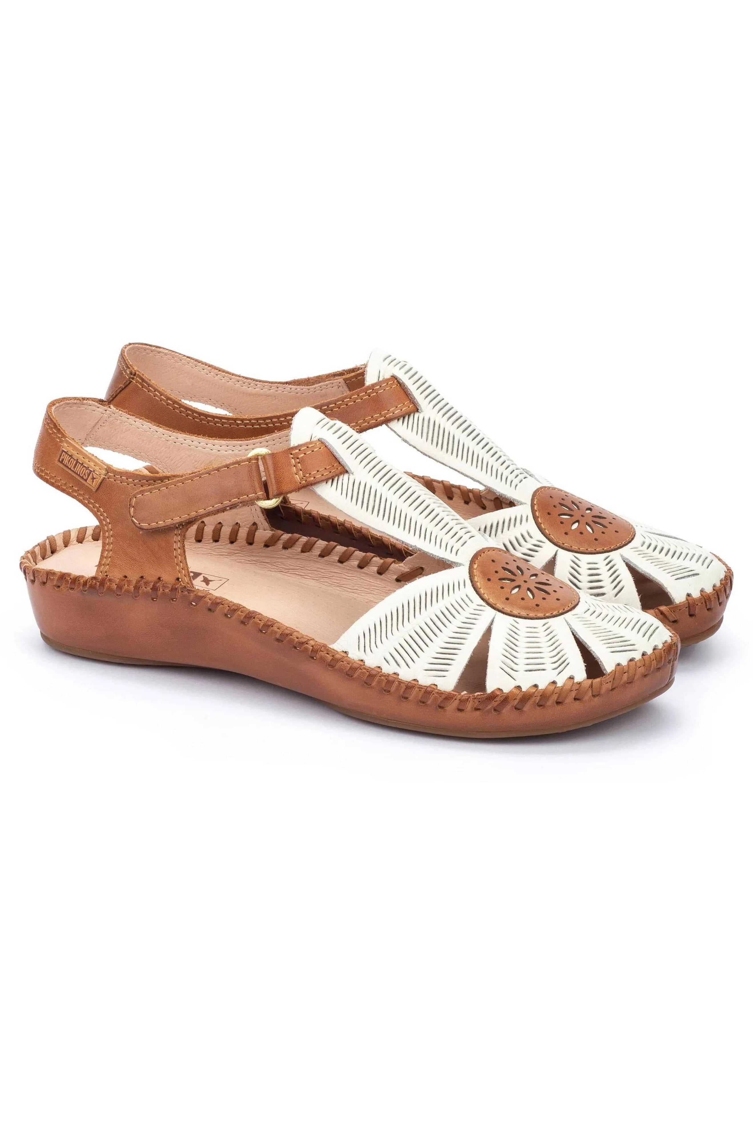 Pikolinos P. Vallarta Leather Sandals - Nata