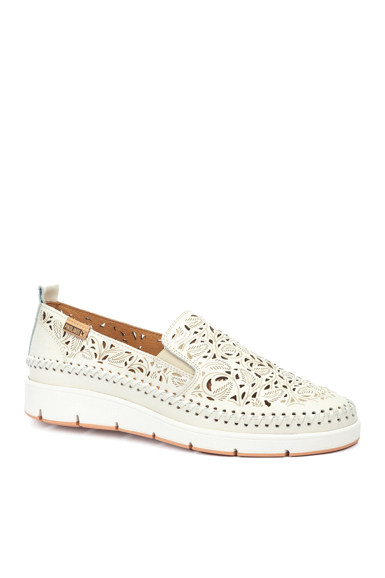 Pikolinos Tenerife Leather Detail Loafers - Nata